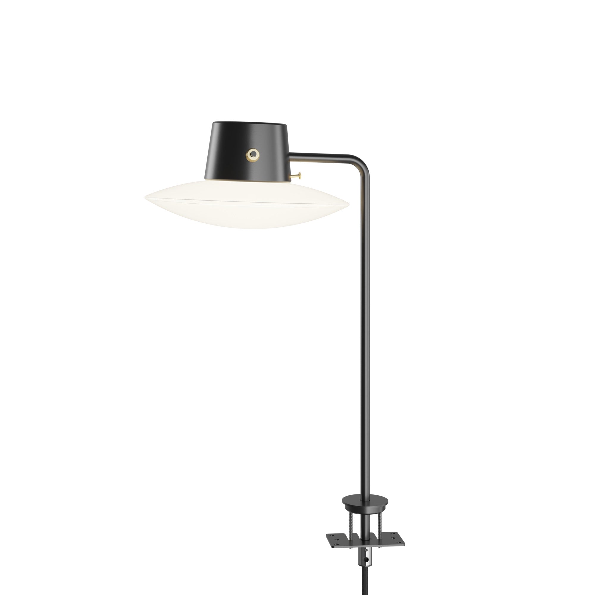 Tischlampe AJ OXFORD schwarz mit weißem Finish