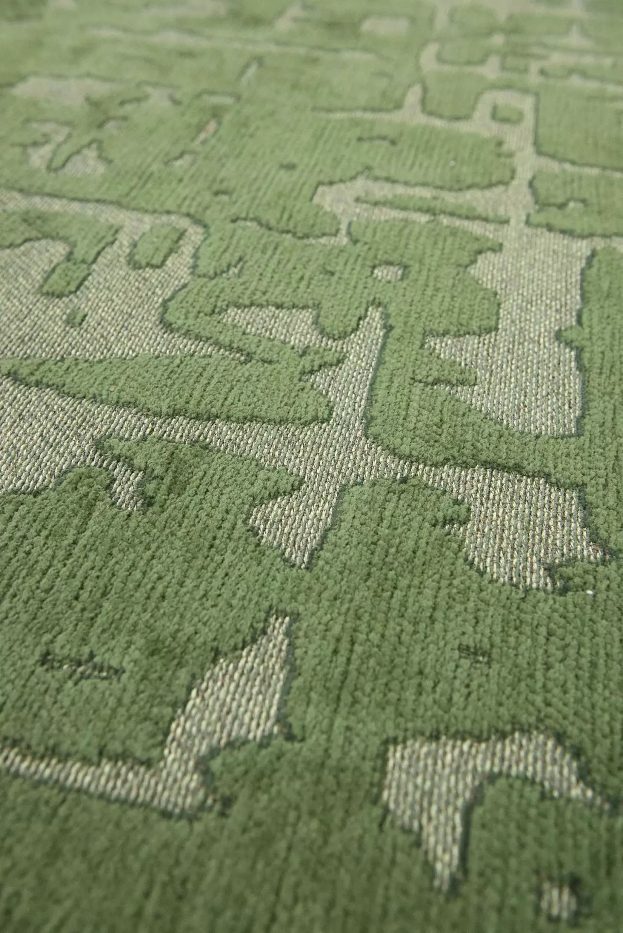 Ovale vloerkleed BAOBAB PERRIER'S groen