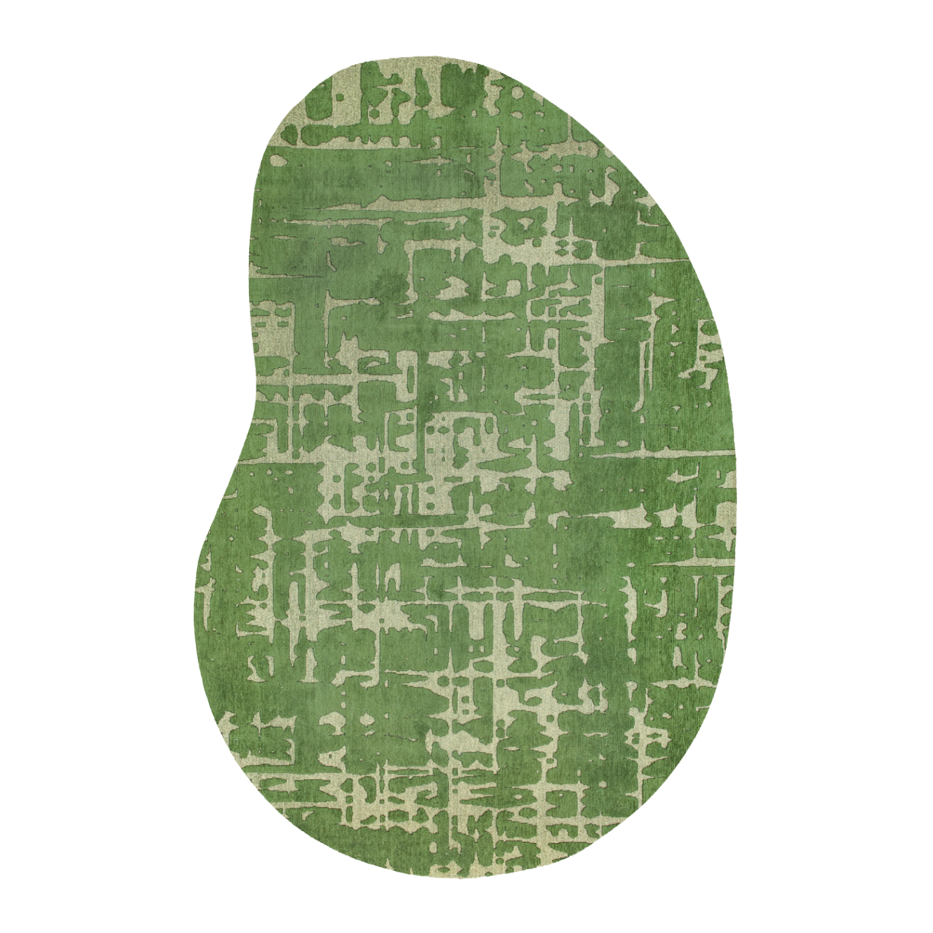 Ovale vloerkleed BAOBAB PERRIER'S groen