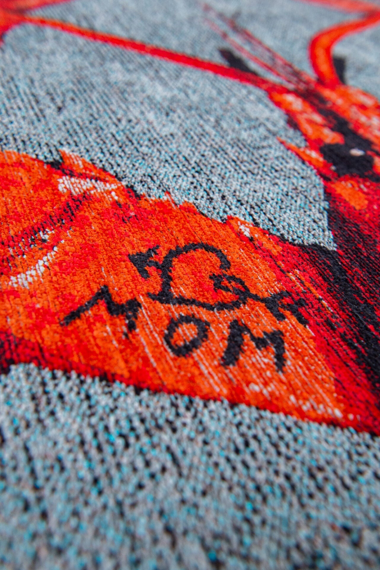 Pop -Hummer Teppich Steam Rot rot