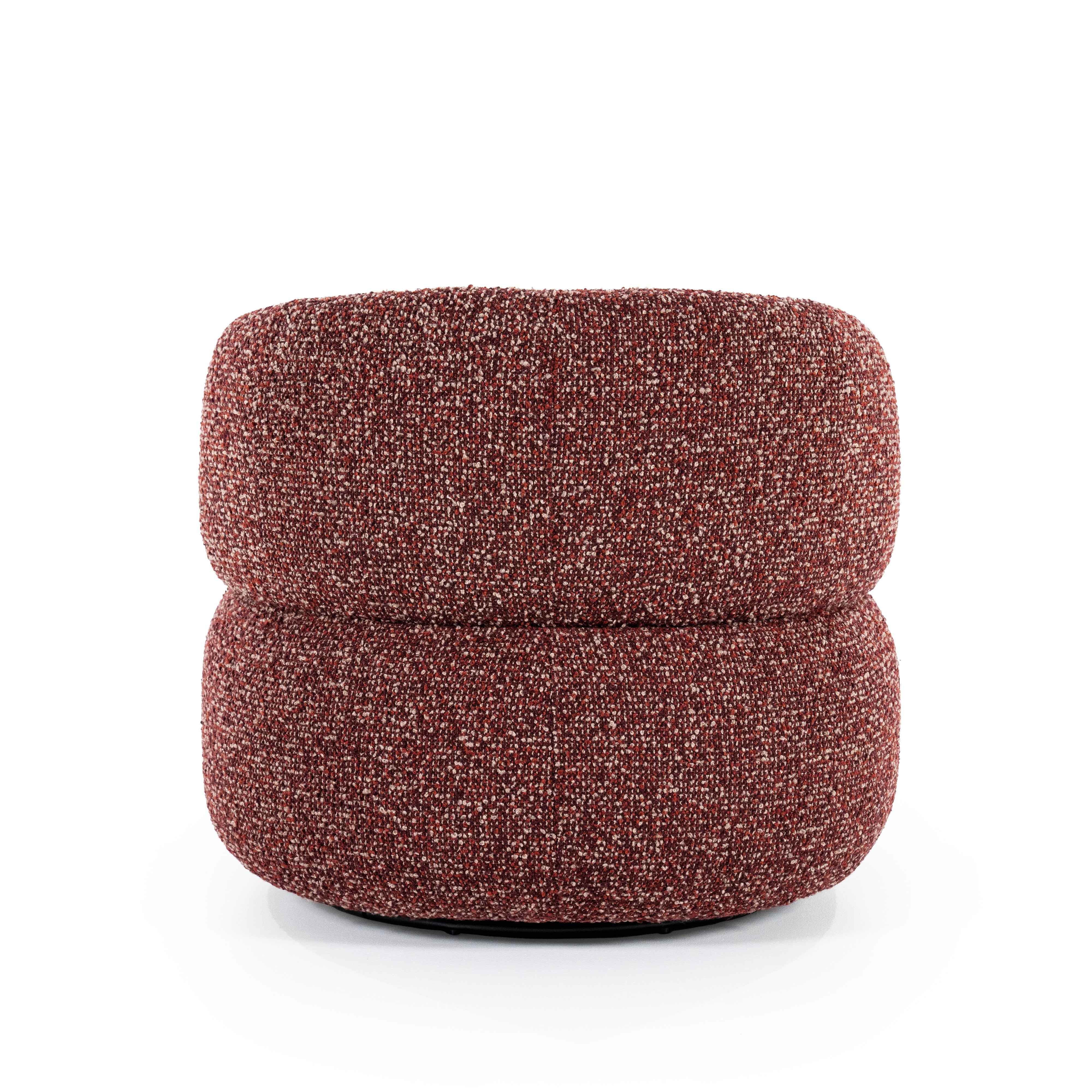 Fauteuil MAEVE roestbruin gemêleerd