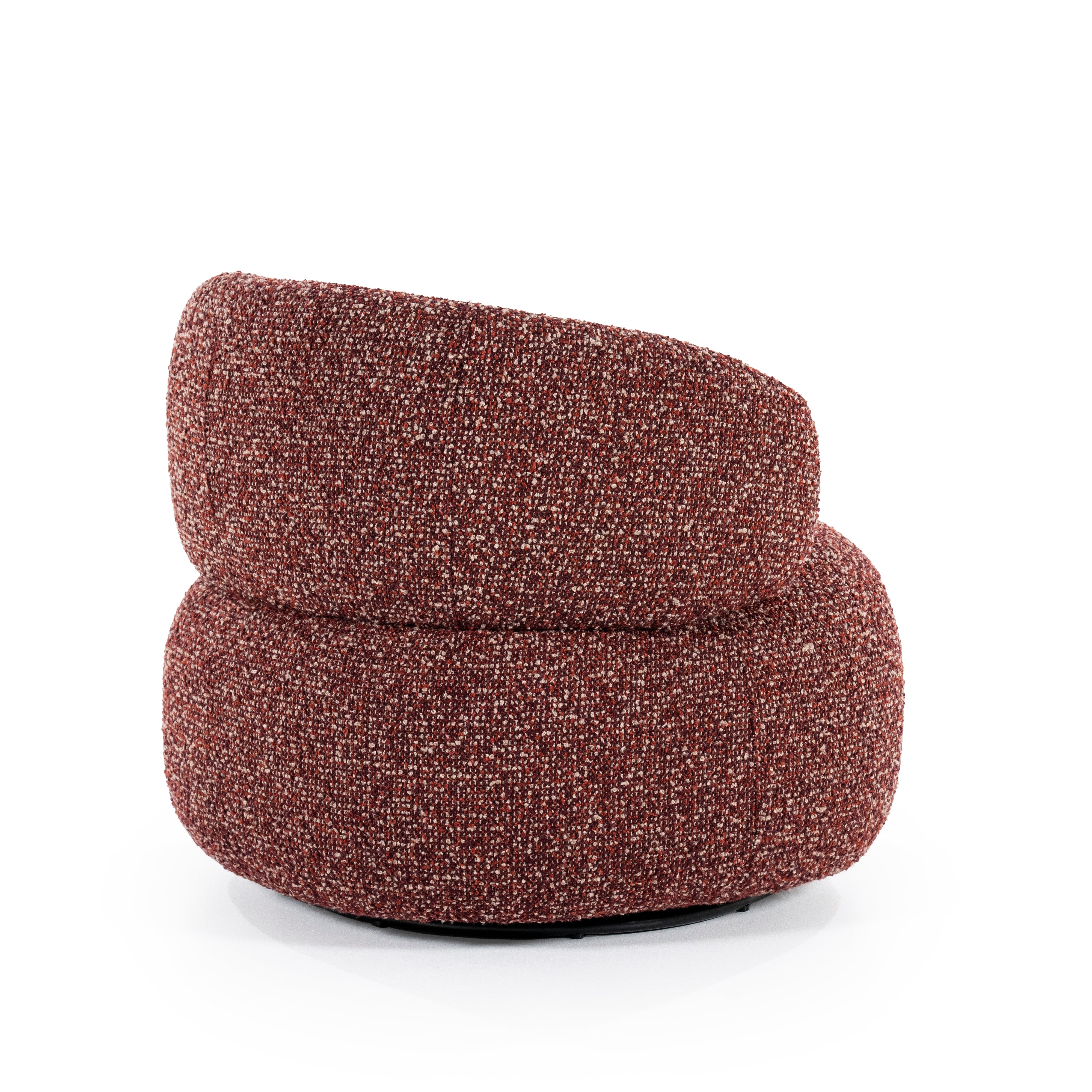 Fauteuil MAEVE roestbruin gemêleerd