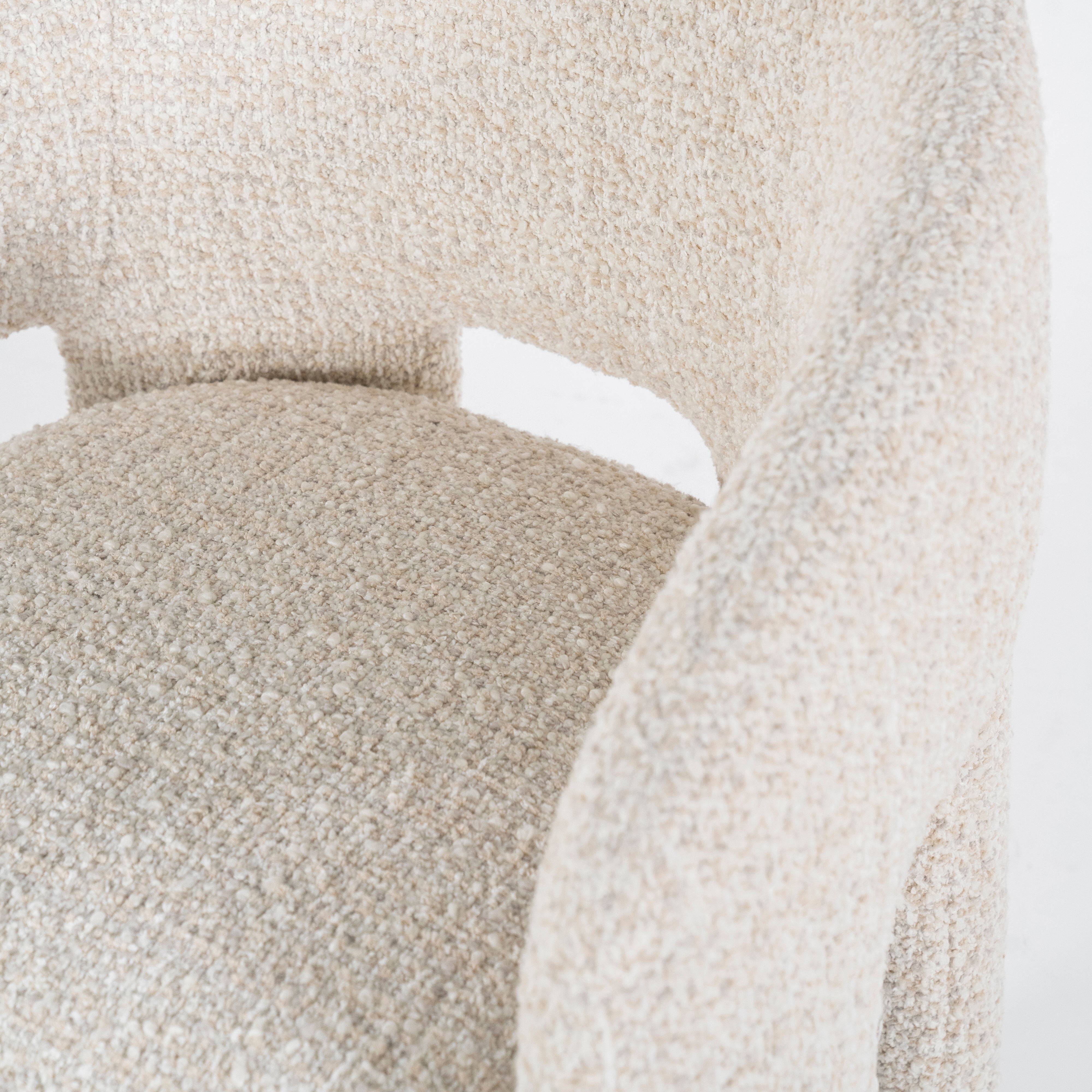 Sessel mit Armlehnen HAMILTON hellbeige