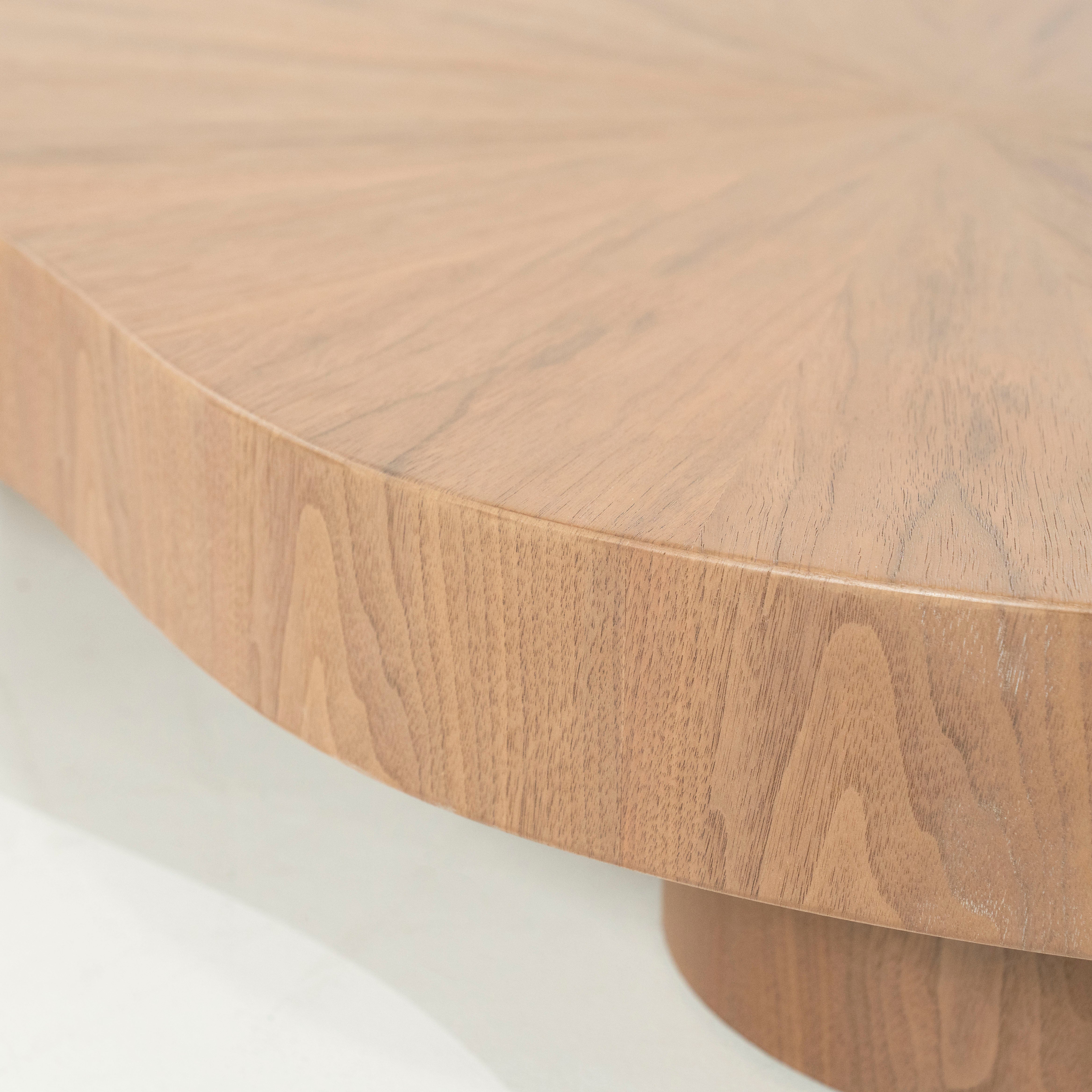 BOBBIE walnut veneer coffee table