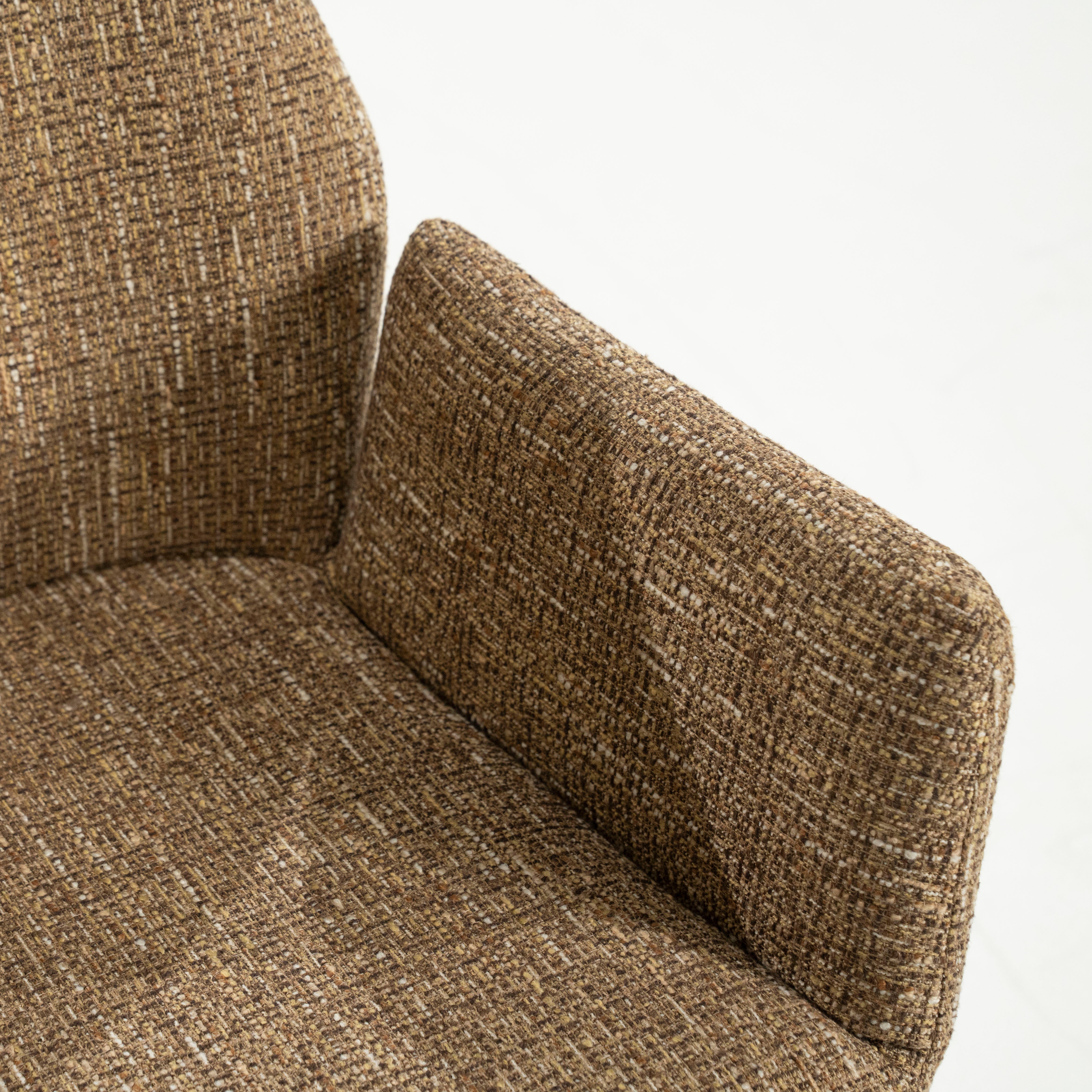 Stuhl INDY senfgelb mit schwarzem Gestell