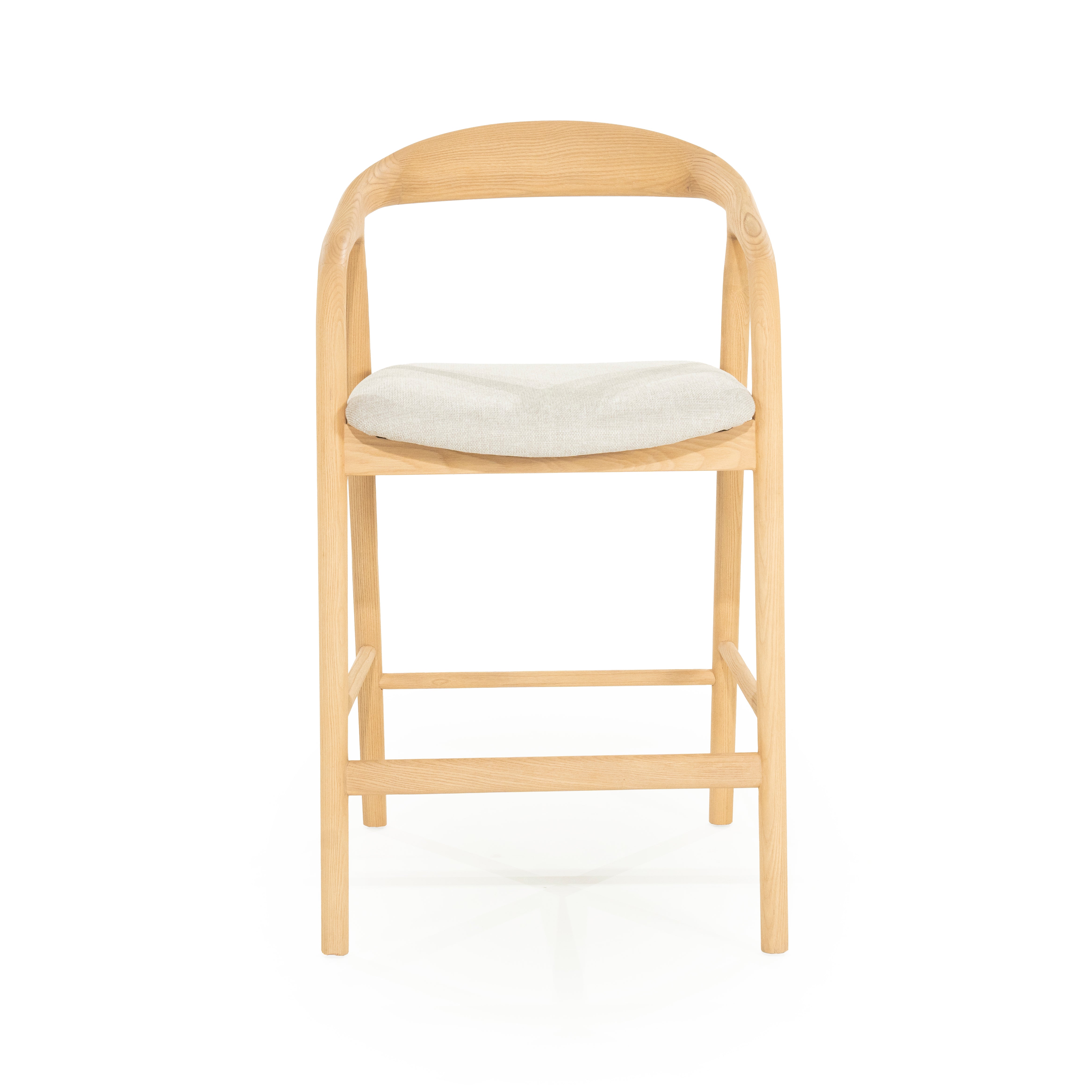 Hocker RAYVEN licht essenhout