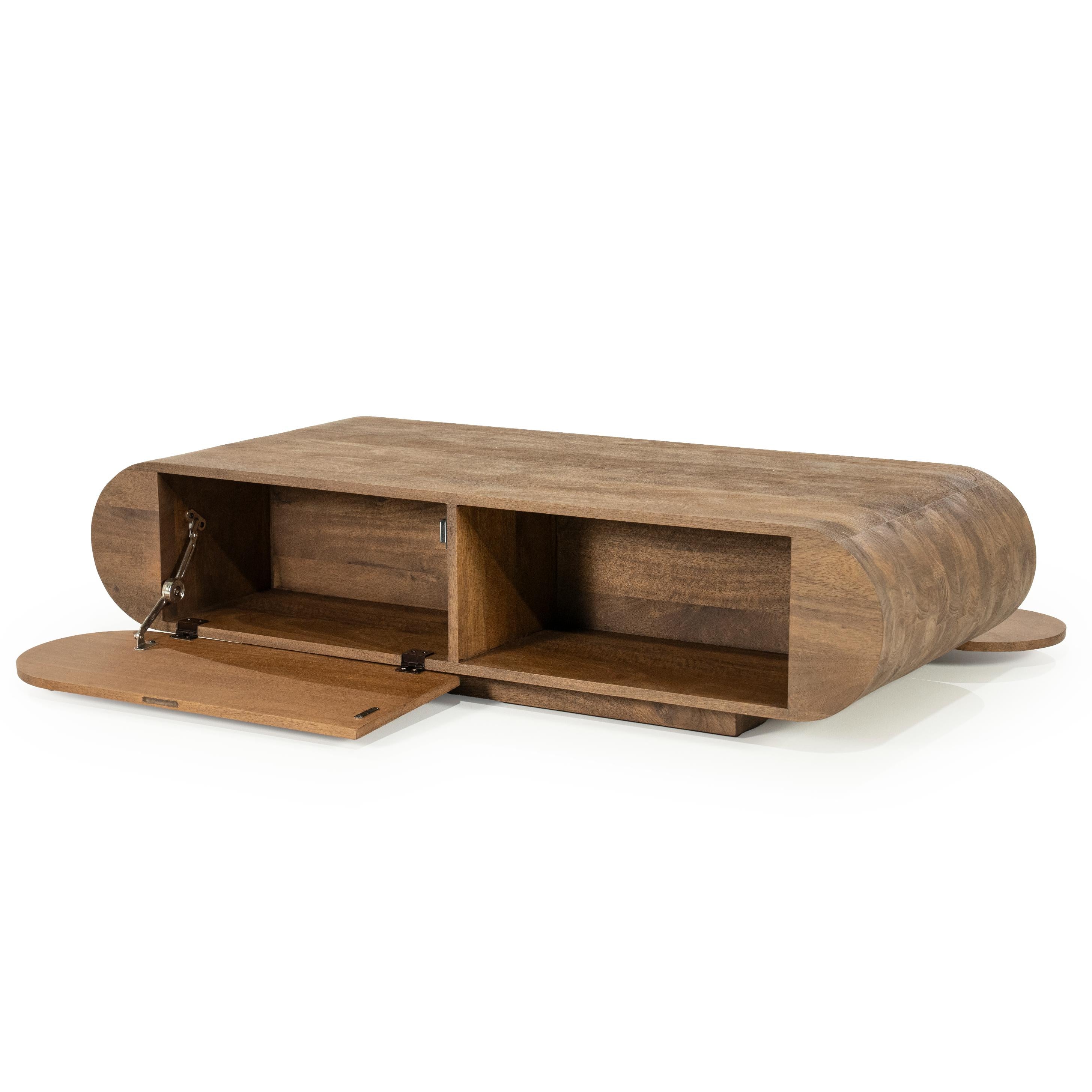 KING mango wood coffee table