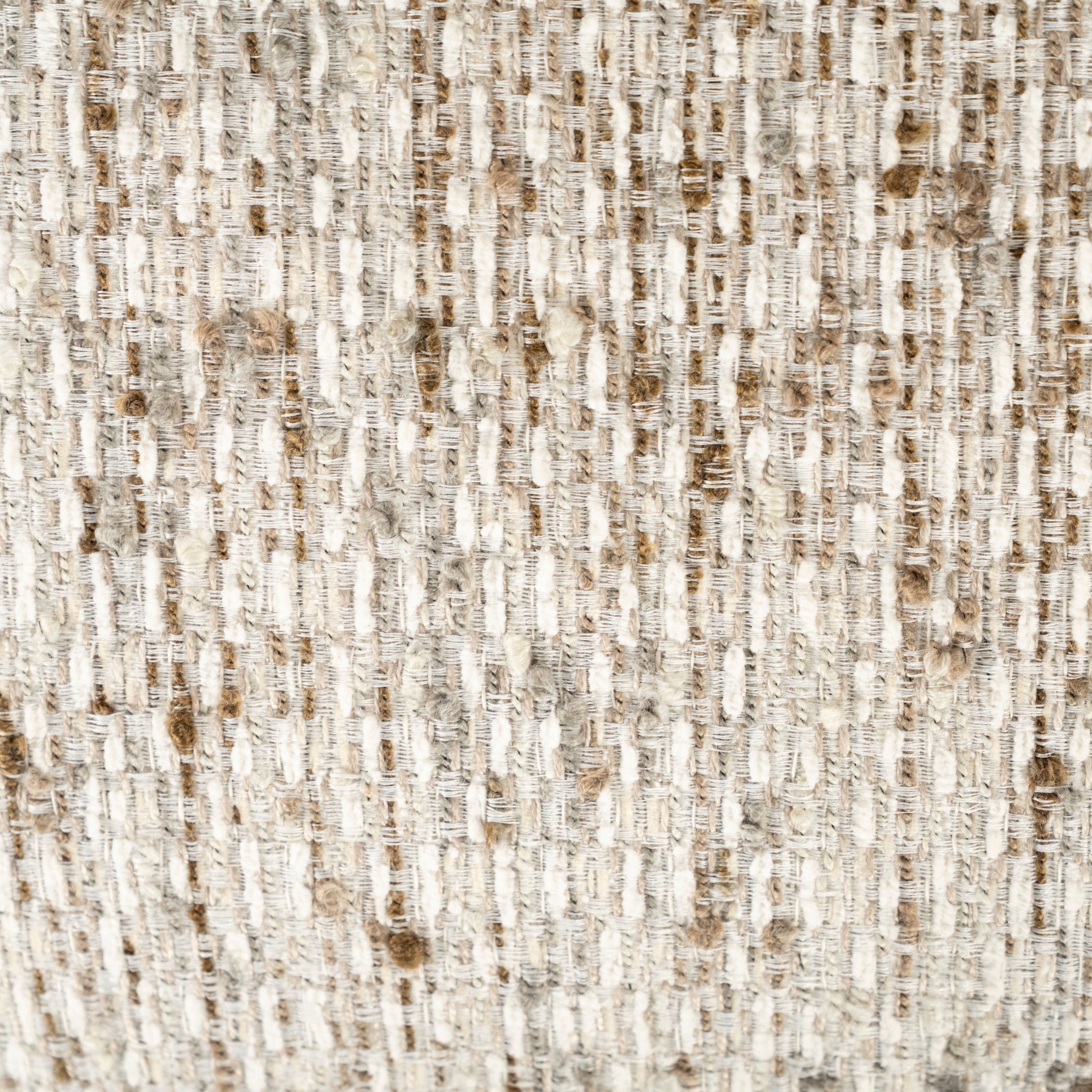 Stuhl TOBIAS beige mit dunkelbraunem Gestell