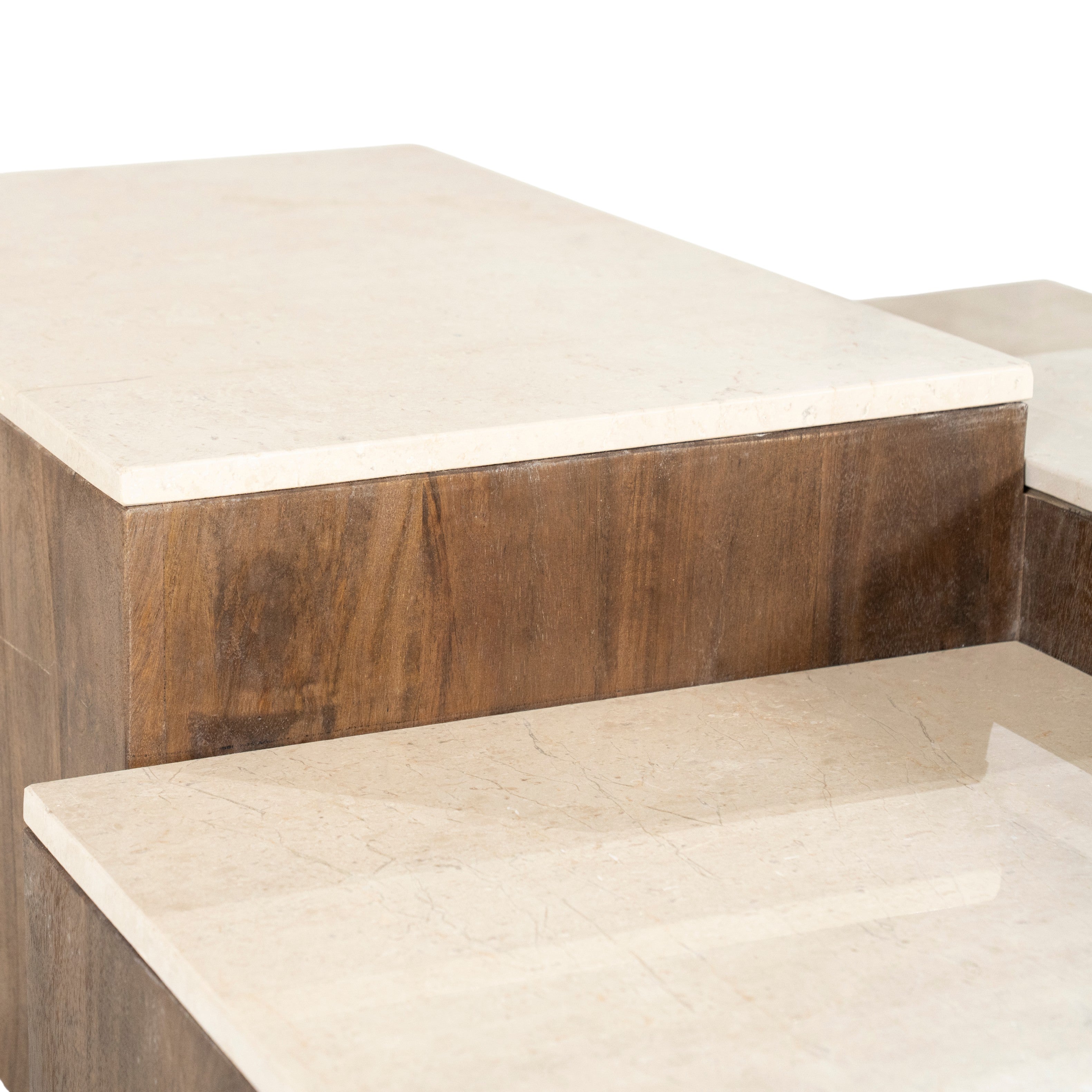 Koffietafel QUIDO van mango-hout