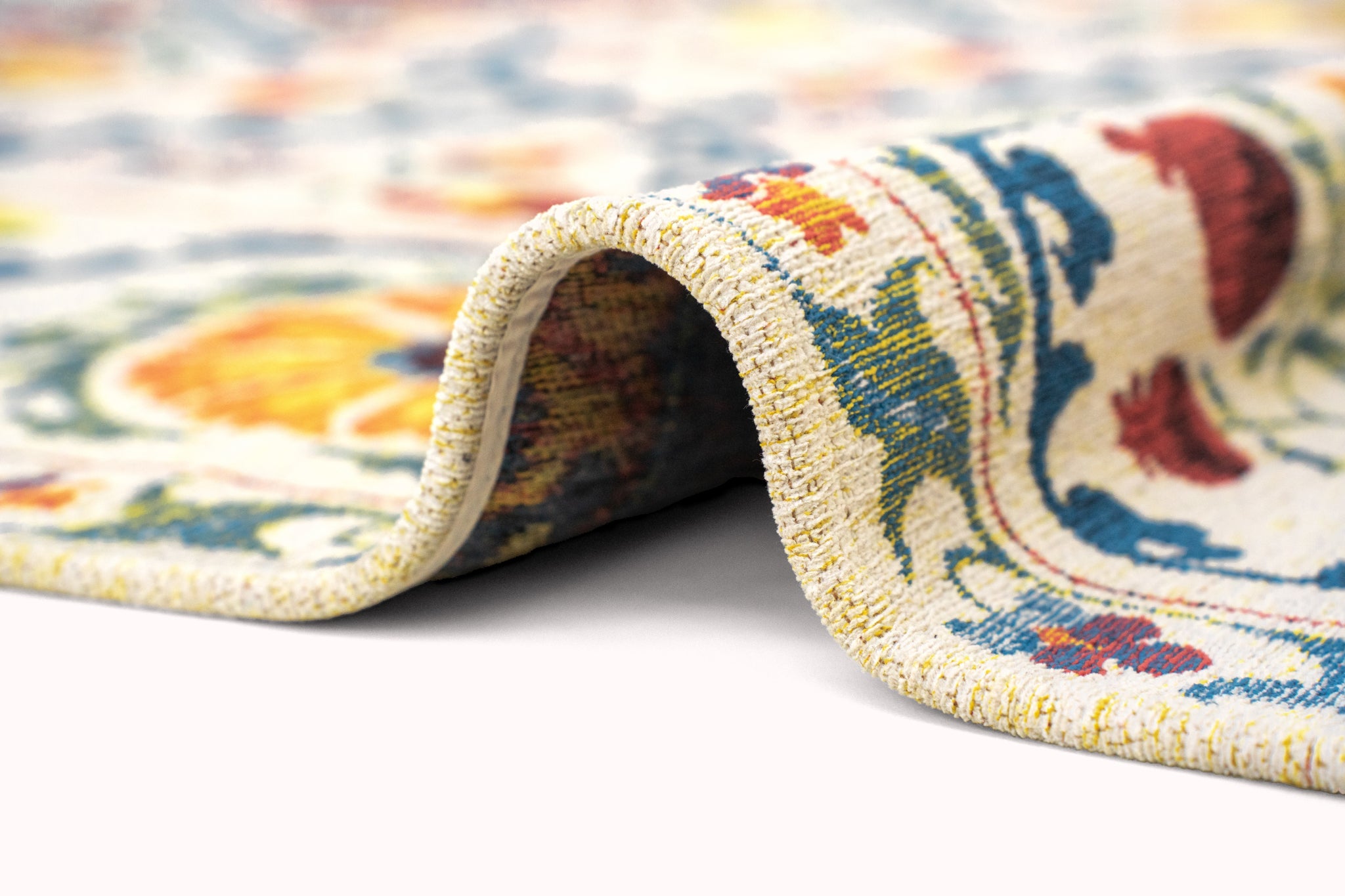 Teppich SUZANI ORIGINE beige mit Orange