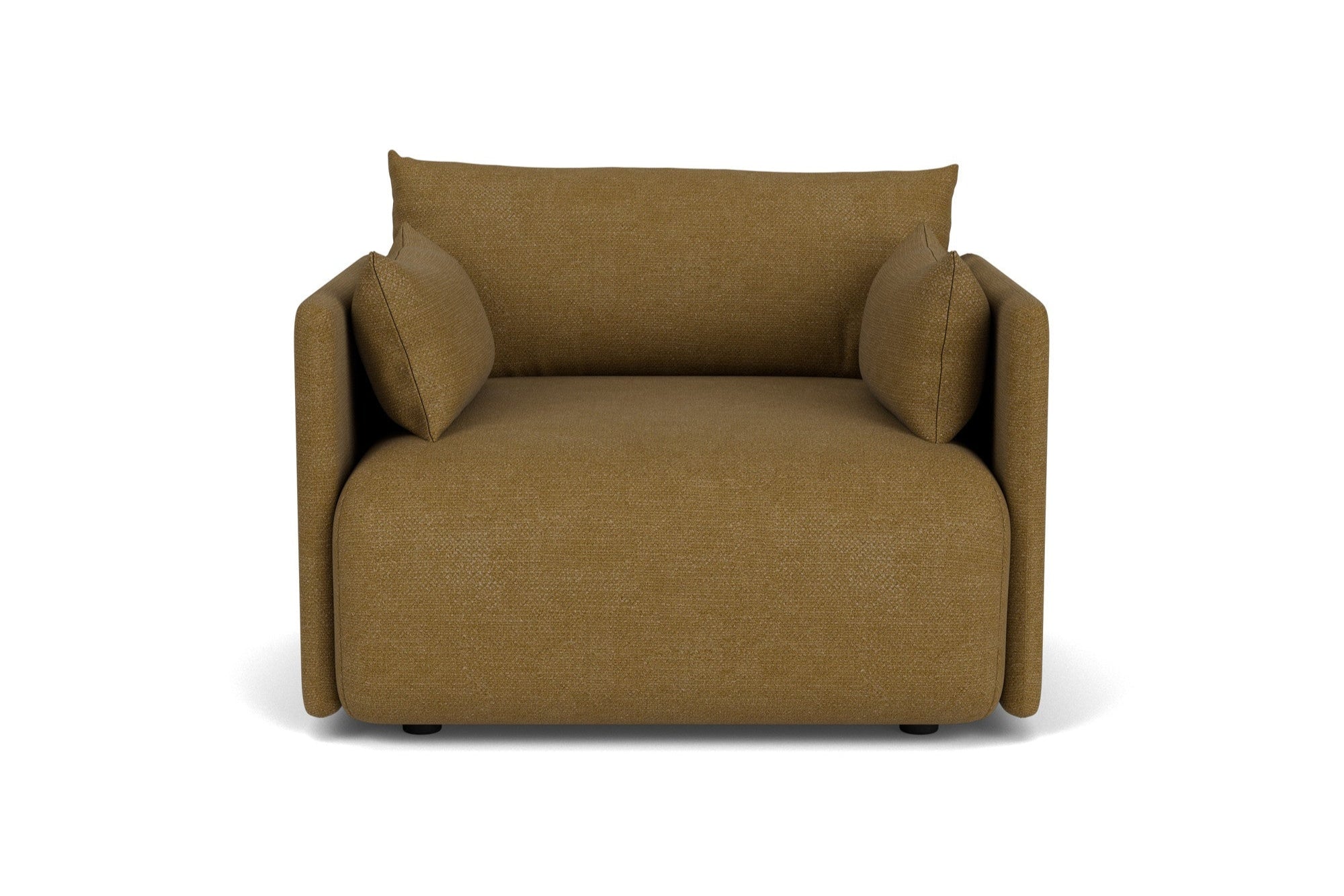 OFFSET mustard armchair
