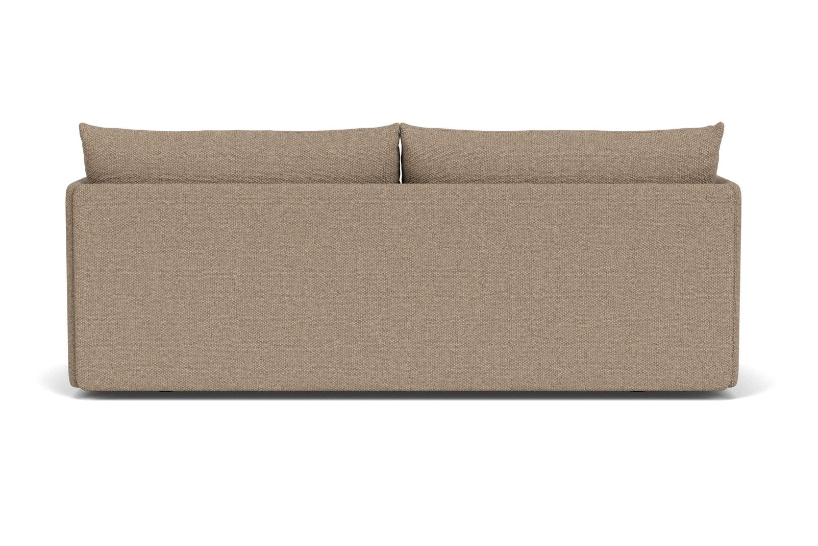 2-seater OFFSET sofa brown