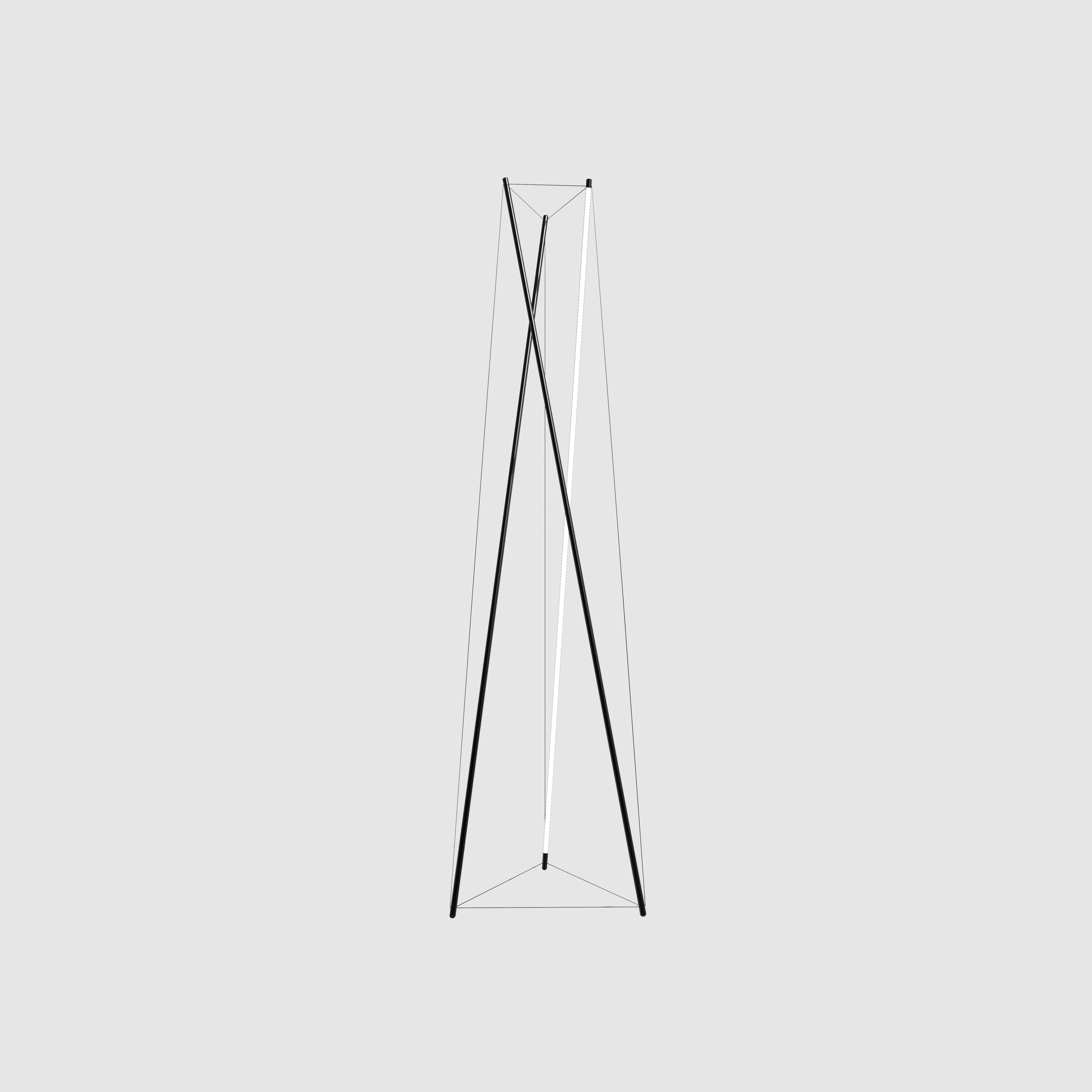 Vloerlamp TENSO zwart