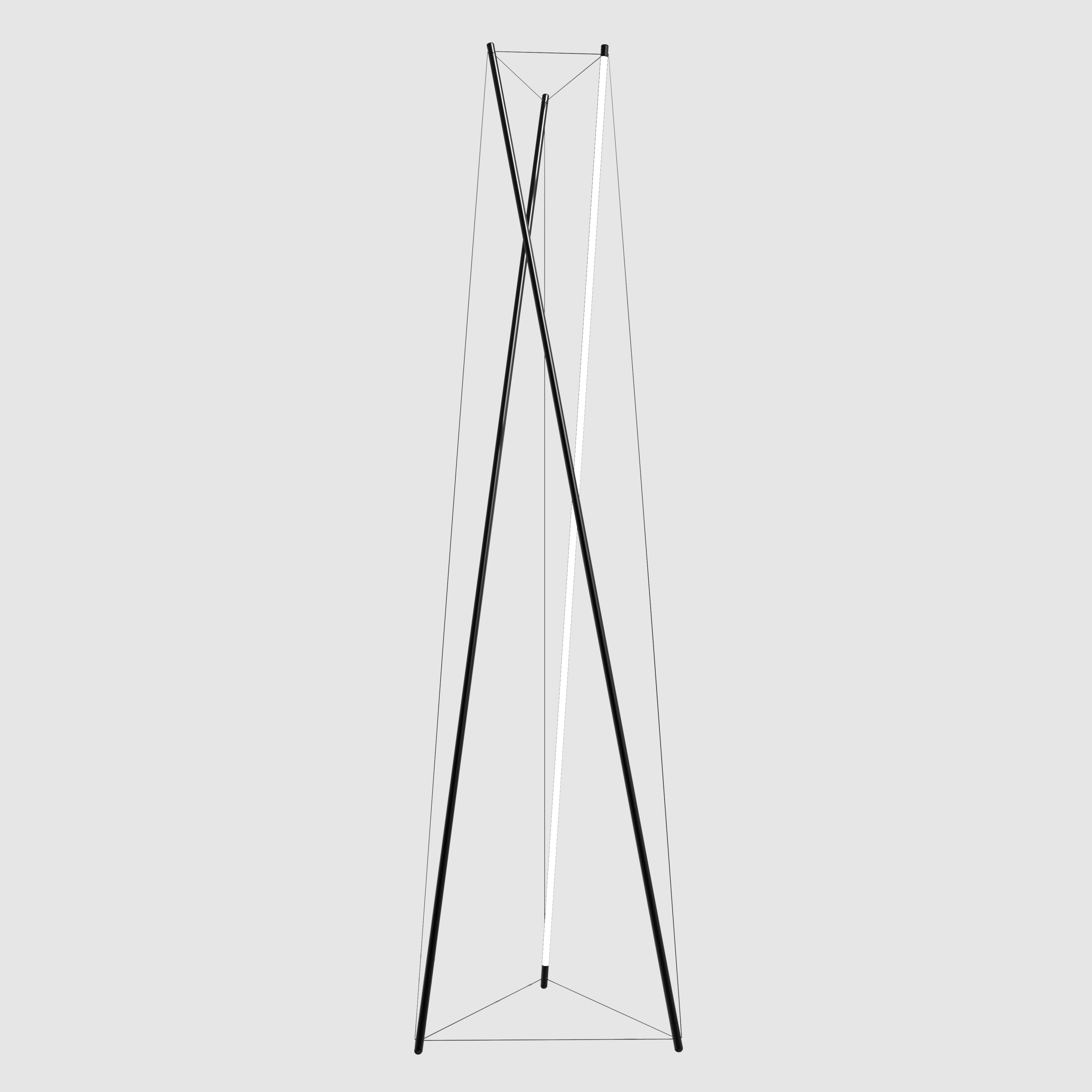 Vloerlamp TENSO zwart