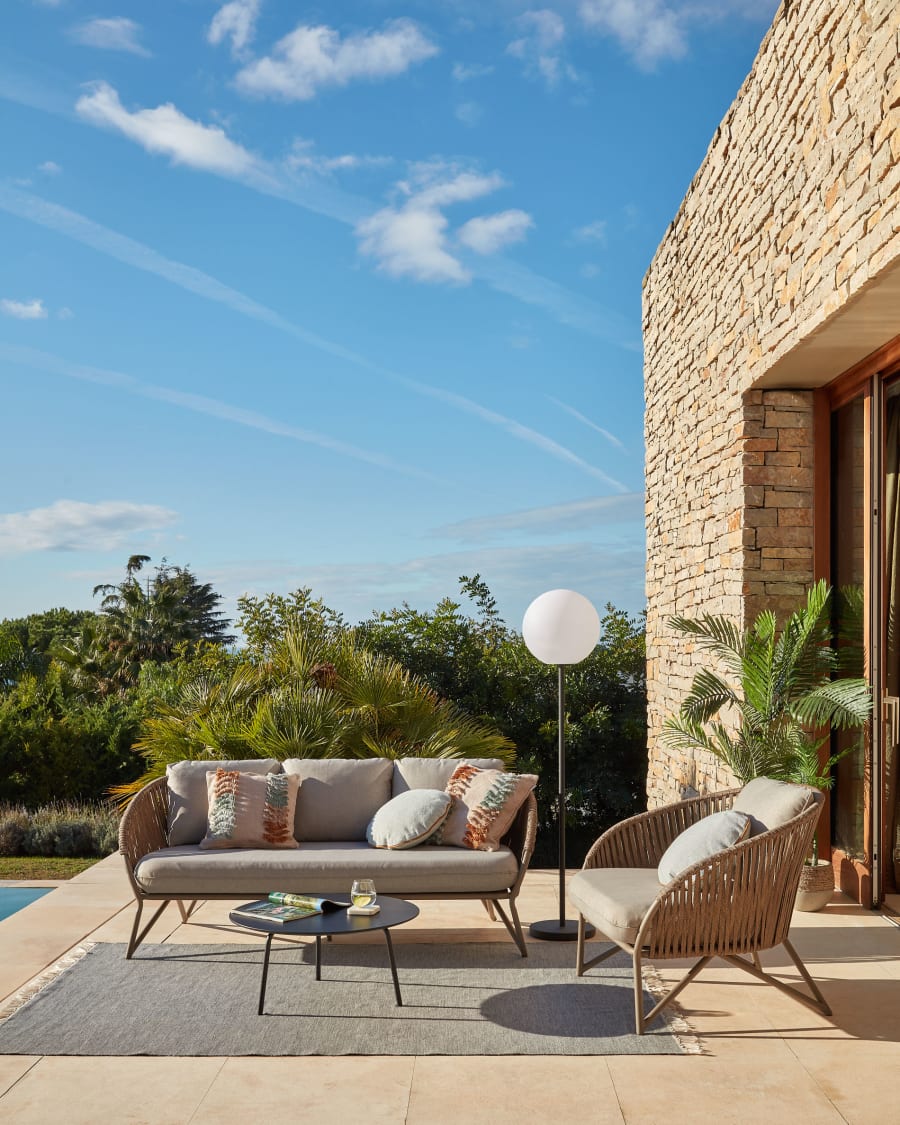 Gartensofa BRANZIE braun 