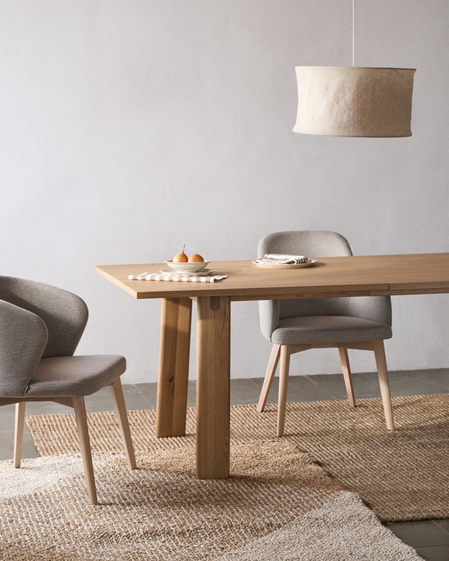 Uitschuifbare tafel ARLEN eikenfineer