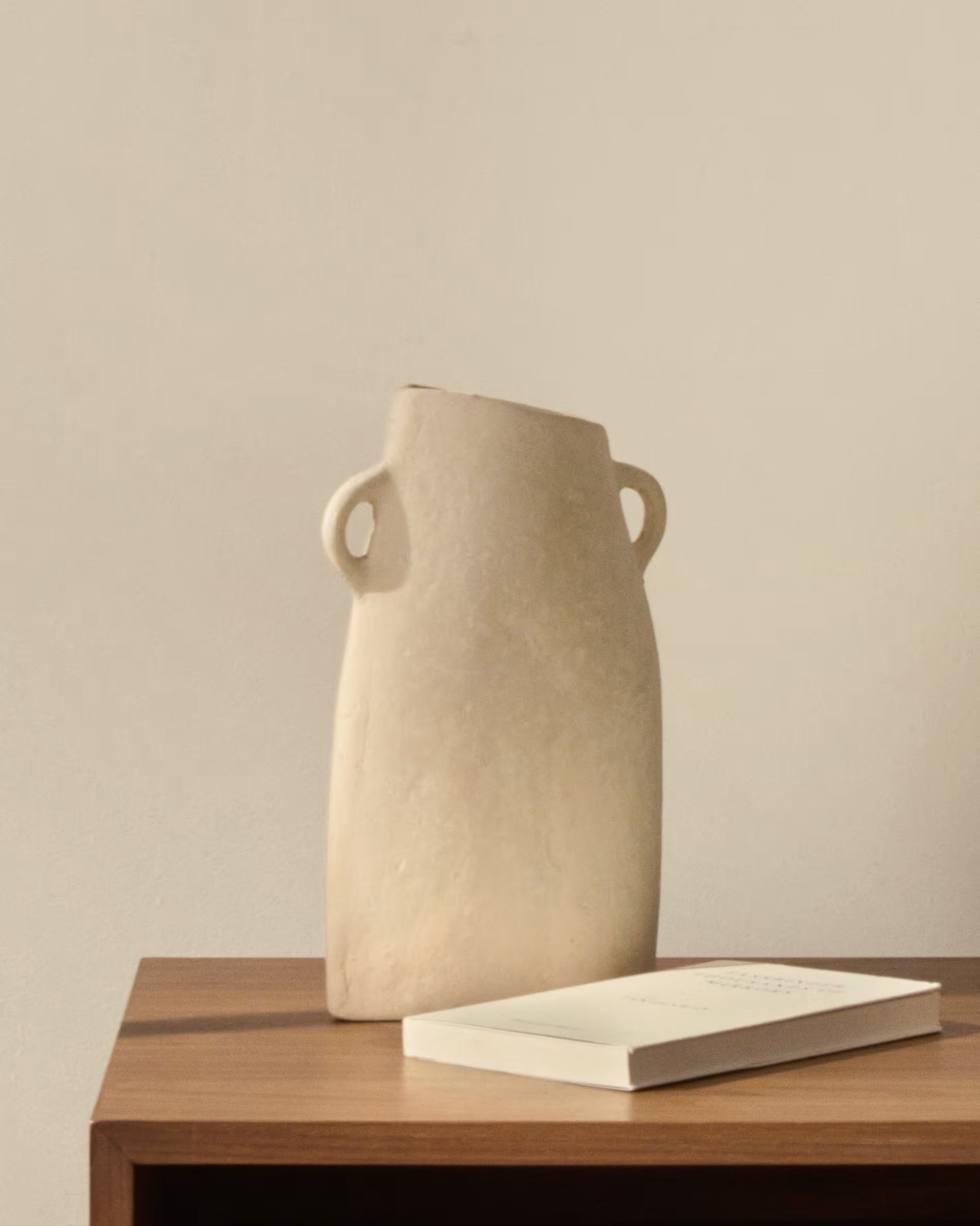 Wazon NETI biały papier mâché – Kave Home