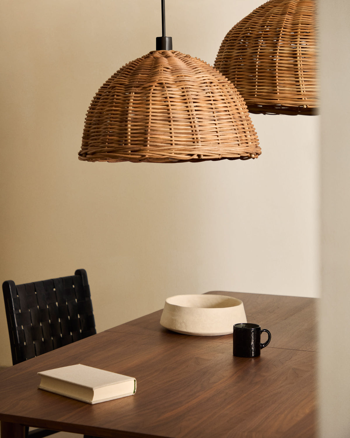 Abażur JORNETS naturalny rattan – ujęcie 2