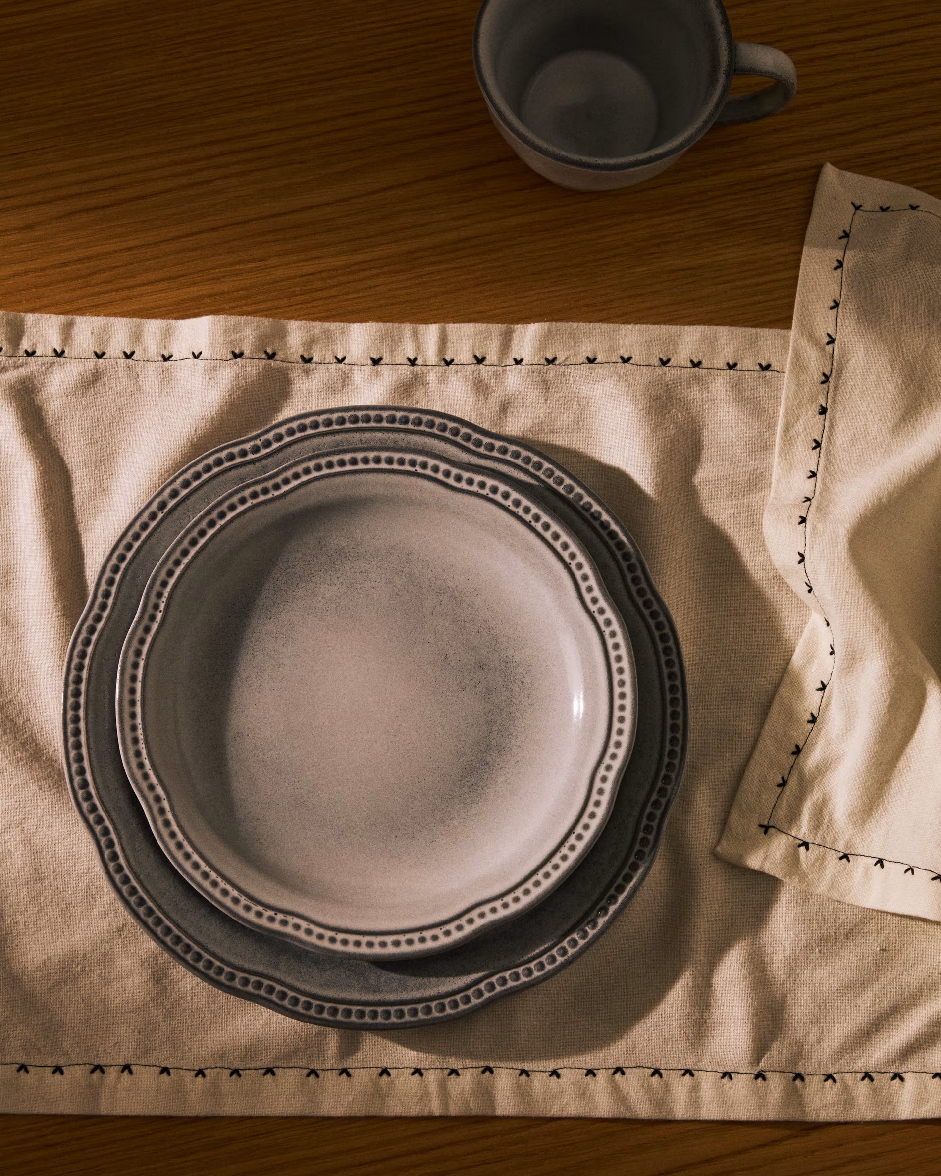 DOVEC Flat Plate Blue Ceramic