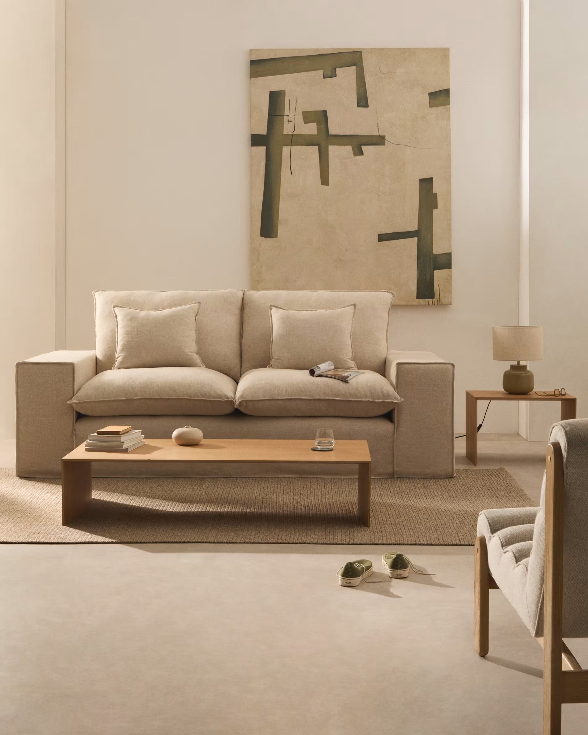 Sofa 2-zits ANARELA beige