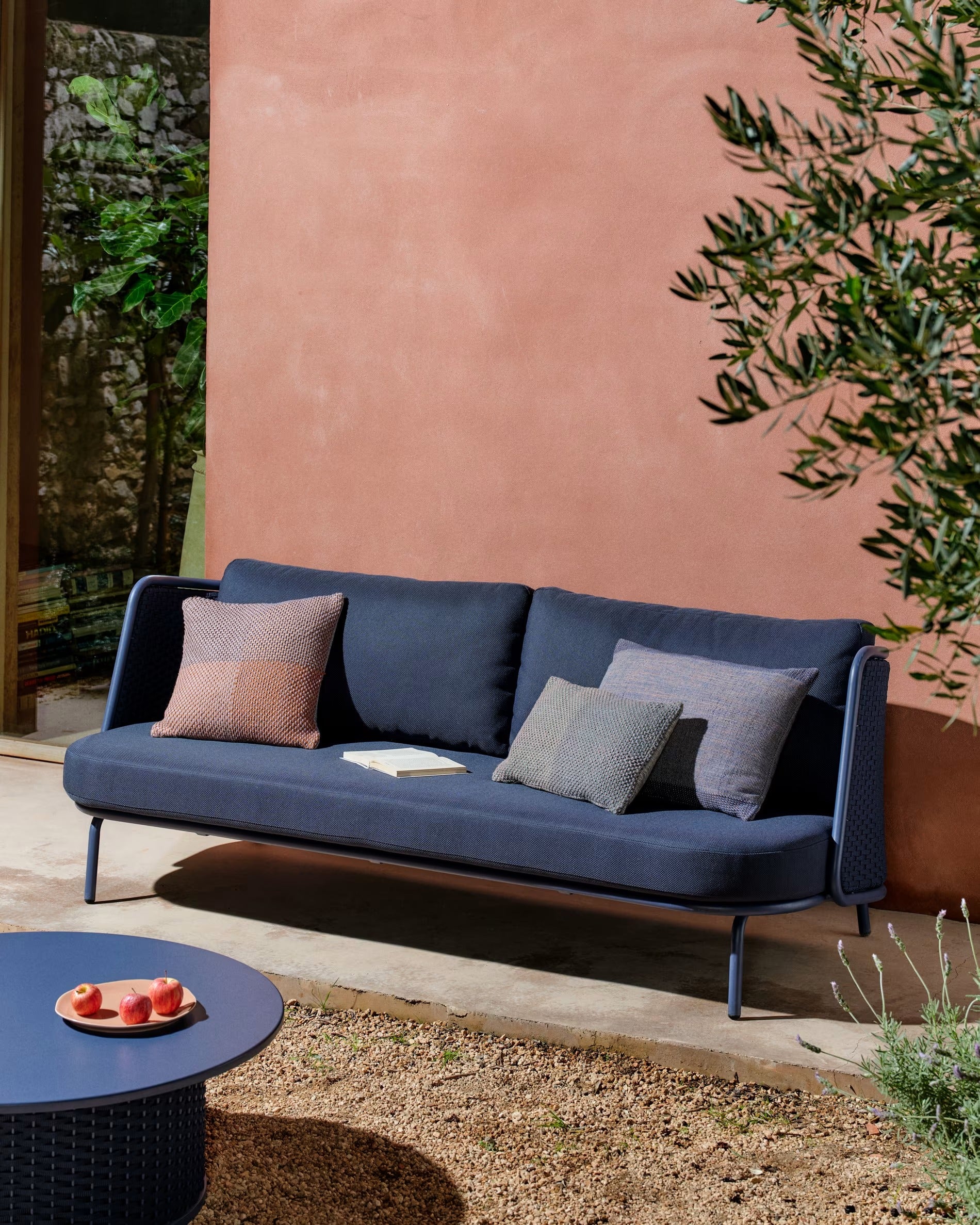 Gartensofa SEDALIS blau 