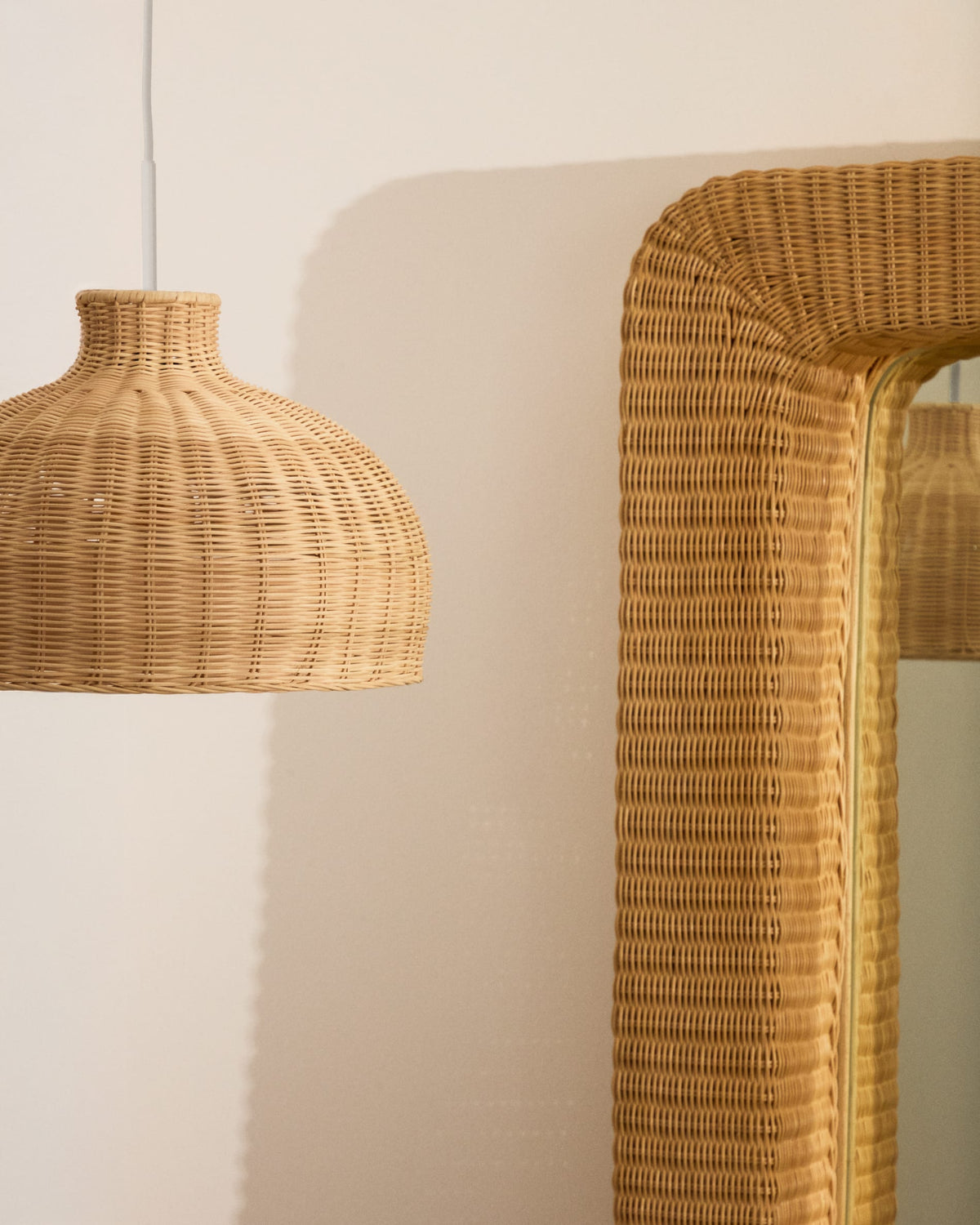 Abażur ENNIA naturalny rattan – ujęcie 4