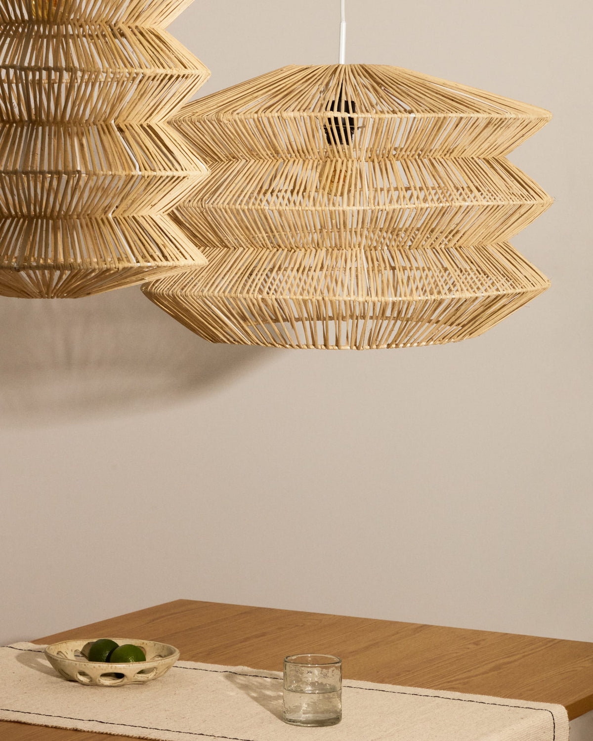 Abażur DAKIRA naturalny rattan – ujęcie 7