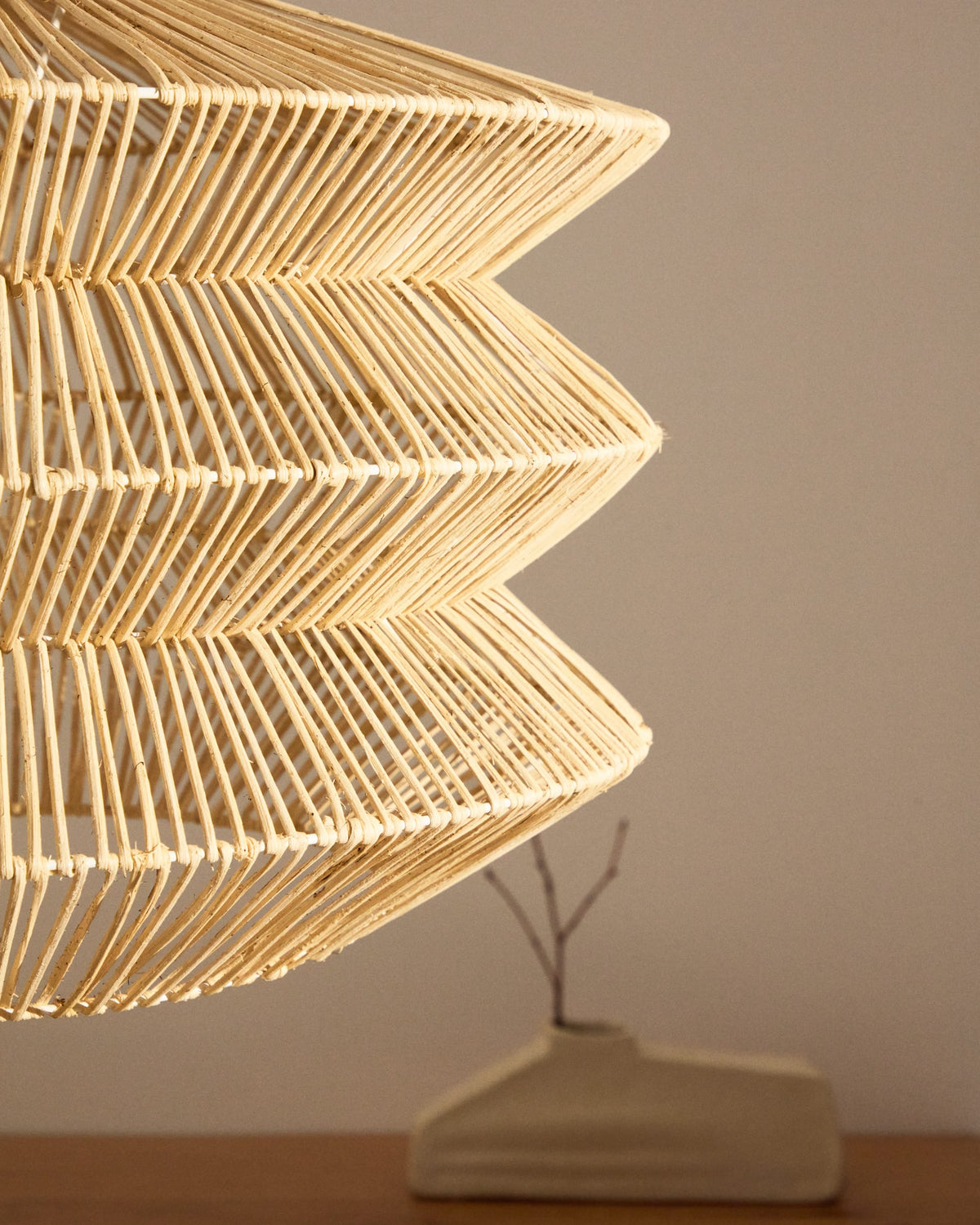 Abażur DAKIRA naturalny rattan – ujęcie 10