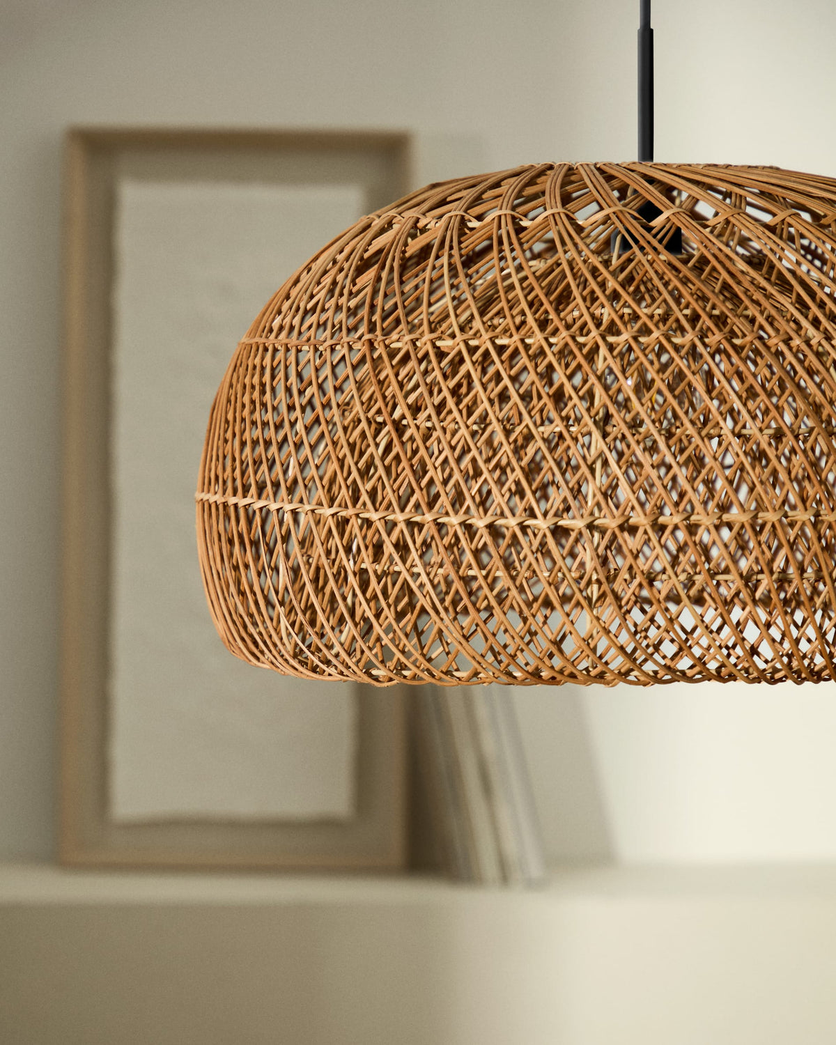 Abażur ISORA naturalny rattan – ujęcie 4