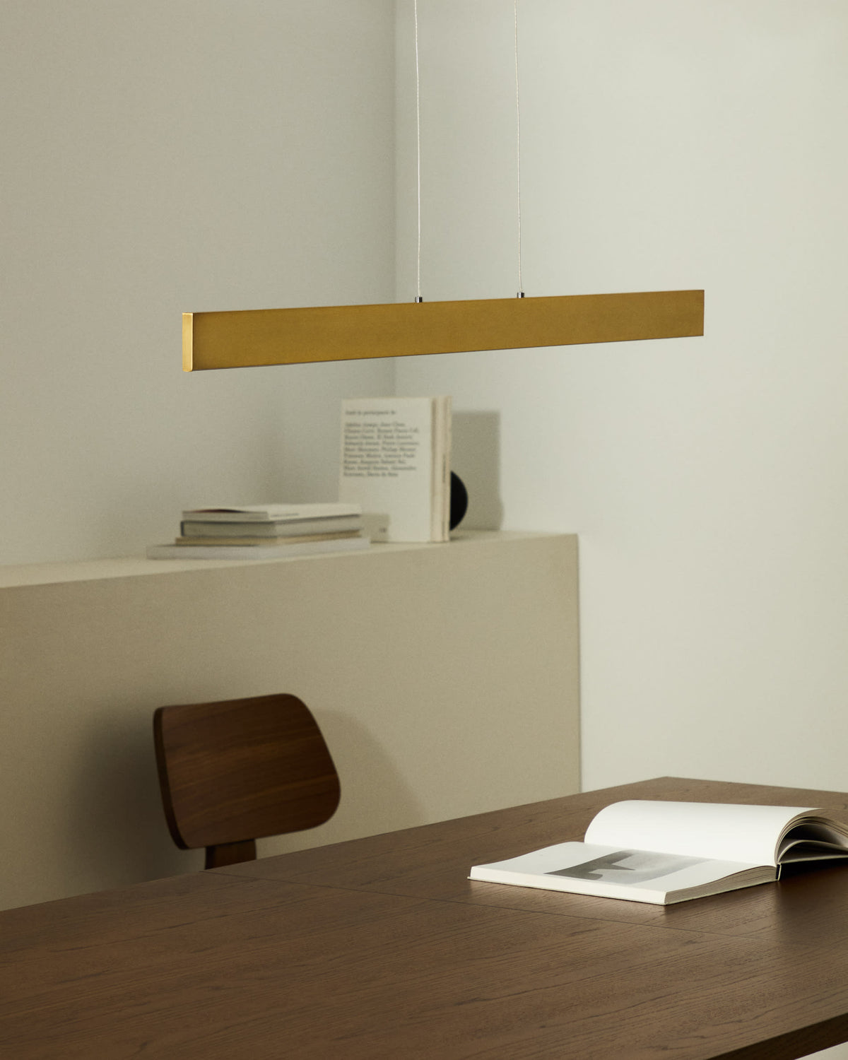 Lampa sufitowa liniowa BOADELLA złoty aluminium – ujęcie 2