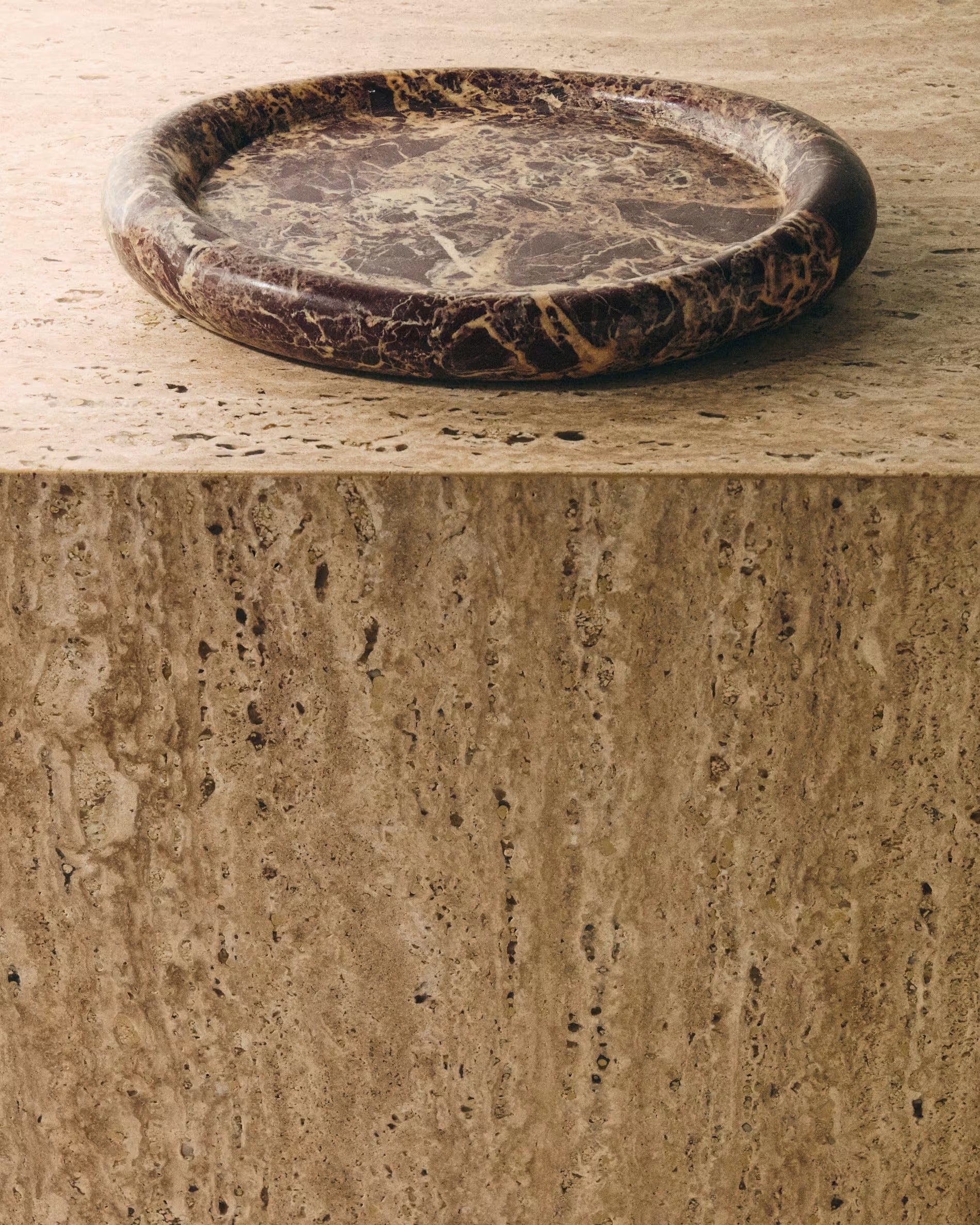 Taca LENOREL bordeaux marmor