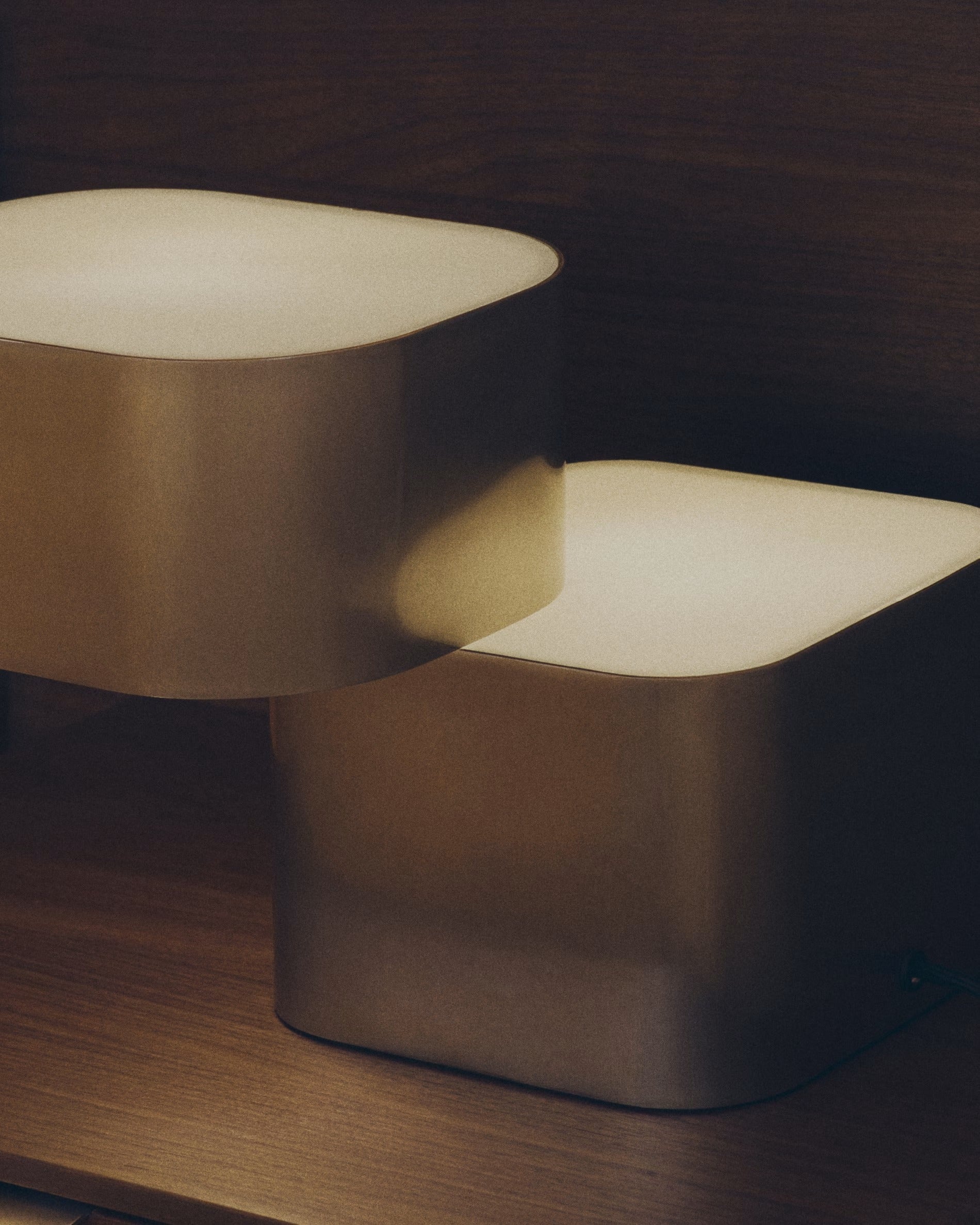 Tafellamp TANDAN grijs