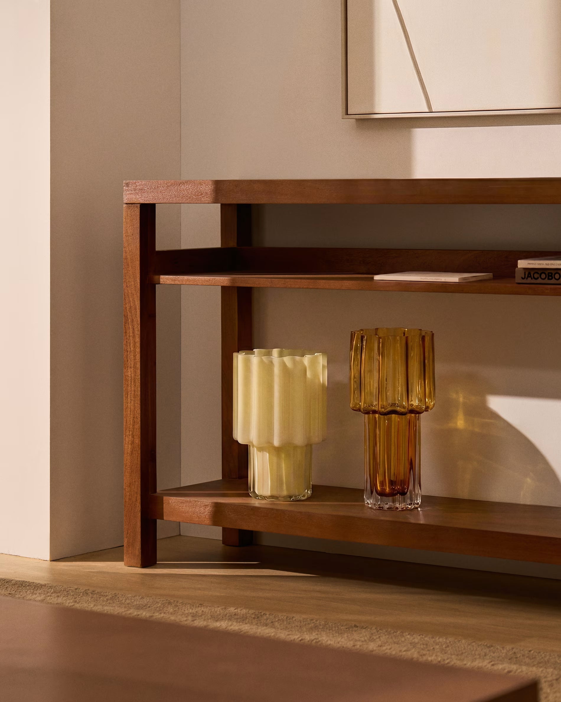 NORANI lite console van acaciahout en fineer