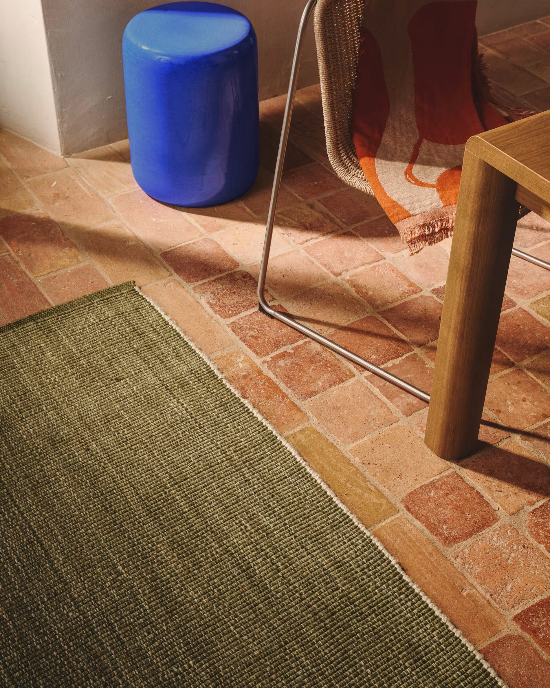 Vloerkleed TIRLA groen