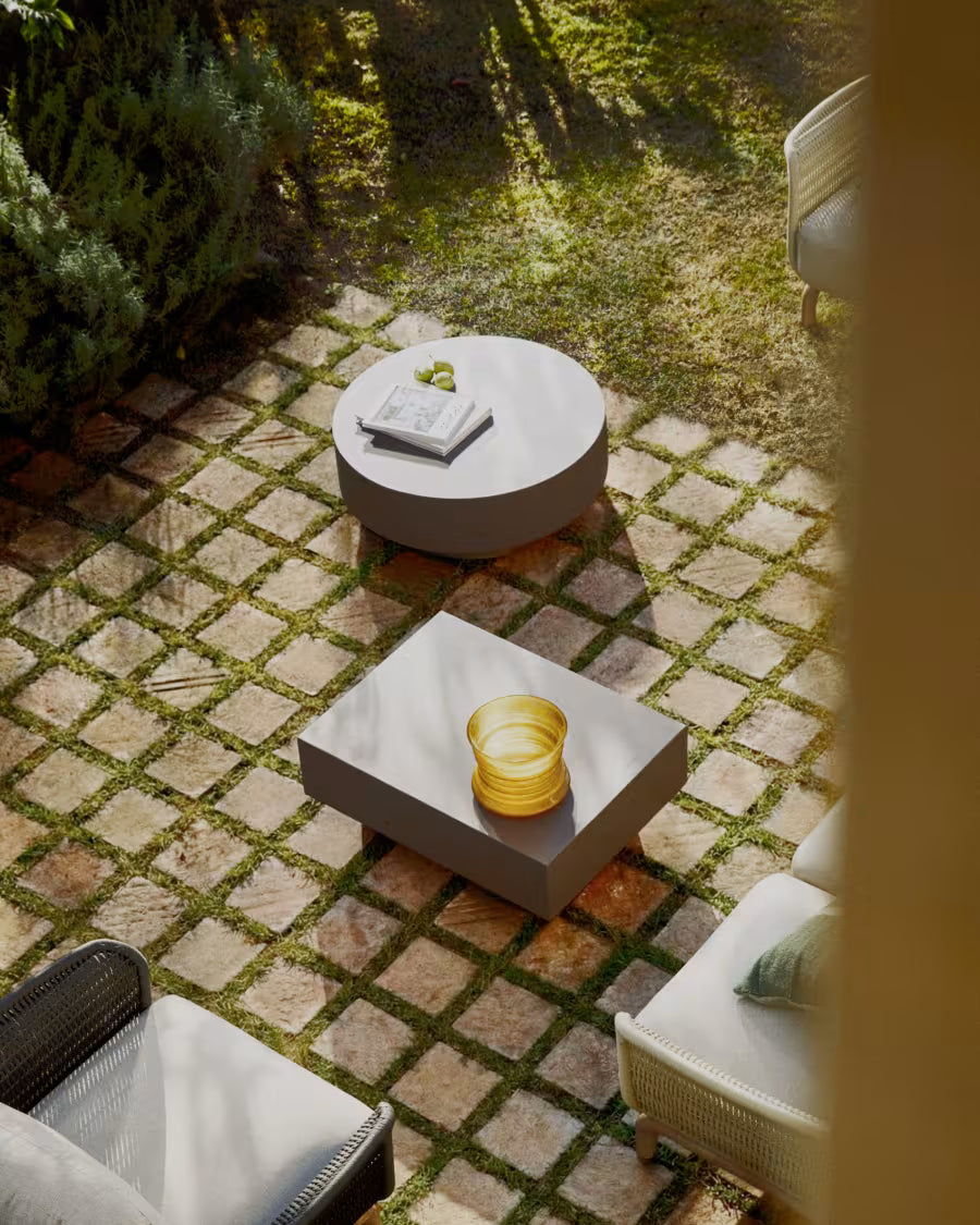 GARBET Brown Cement Coffee Table