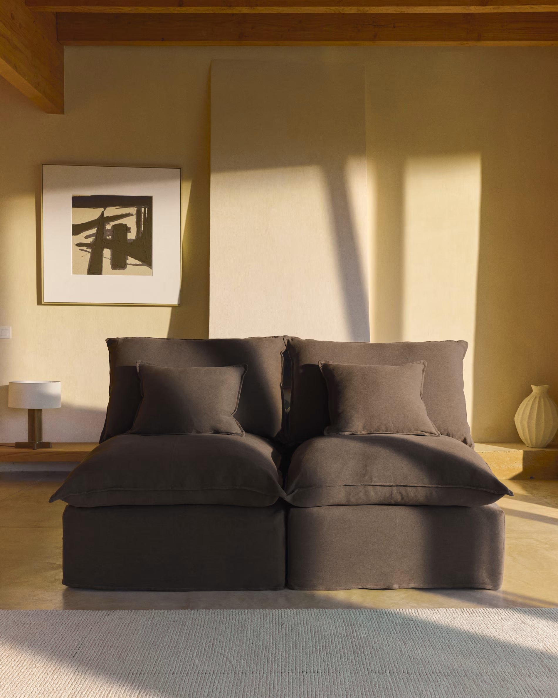 Modulares 2-Sitzer Sofa ANARELA beige