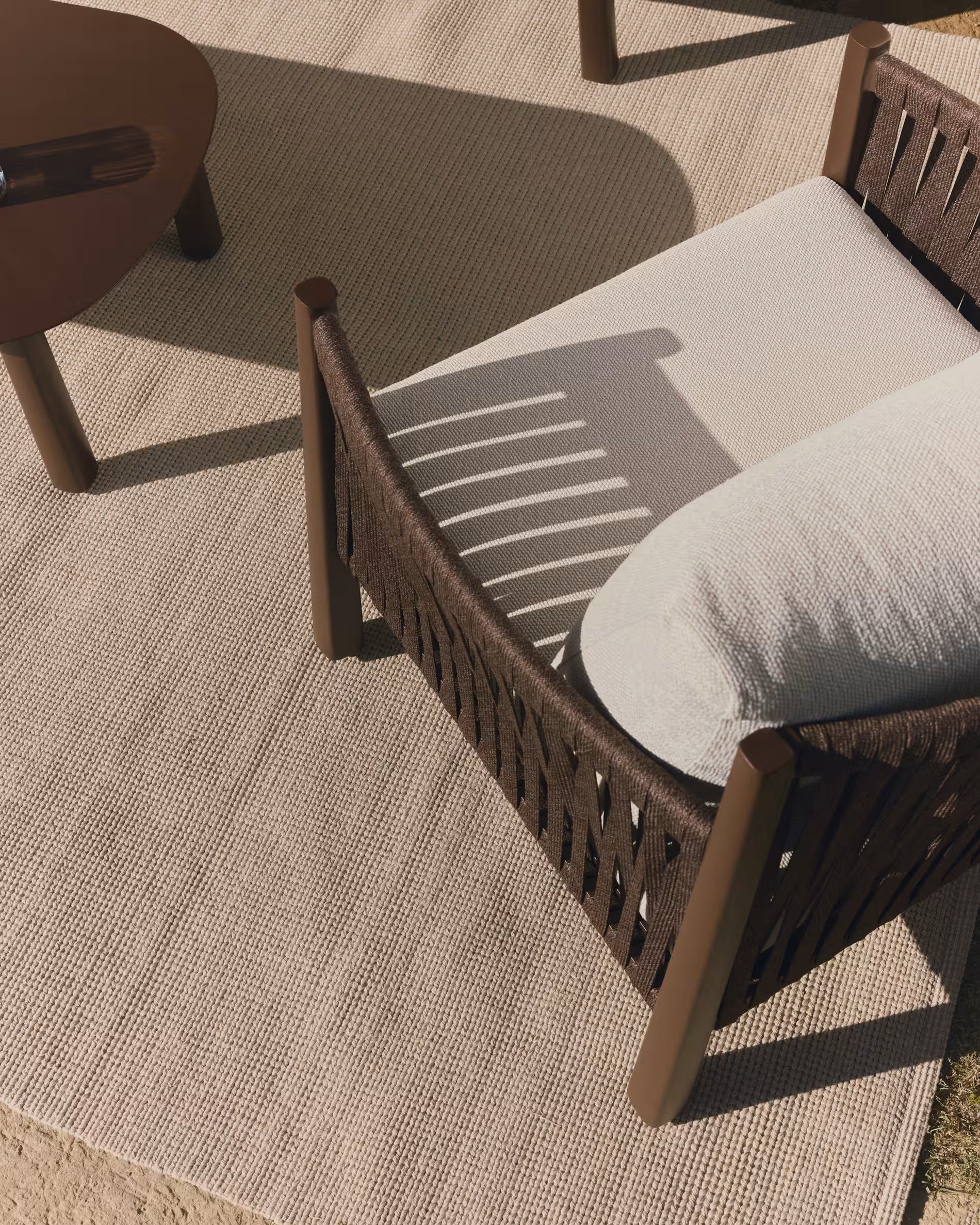 Tuinset ALERIA beige met donkere basis