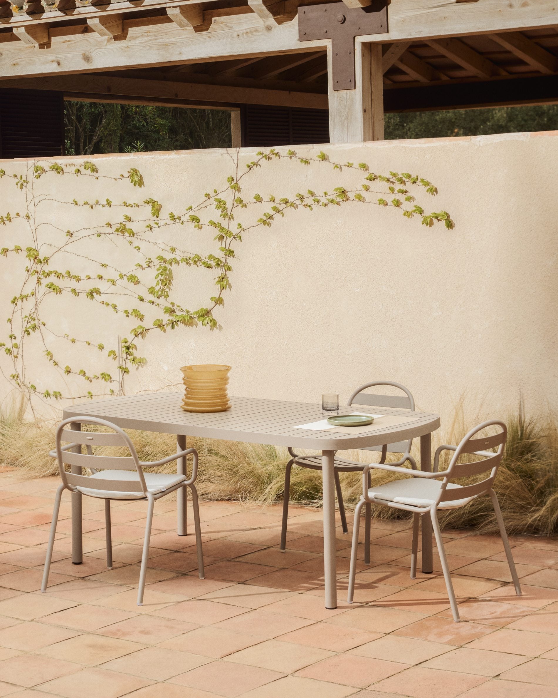 Gartenstuhl JONCOLS taupe