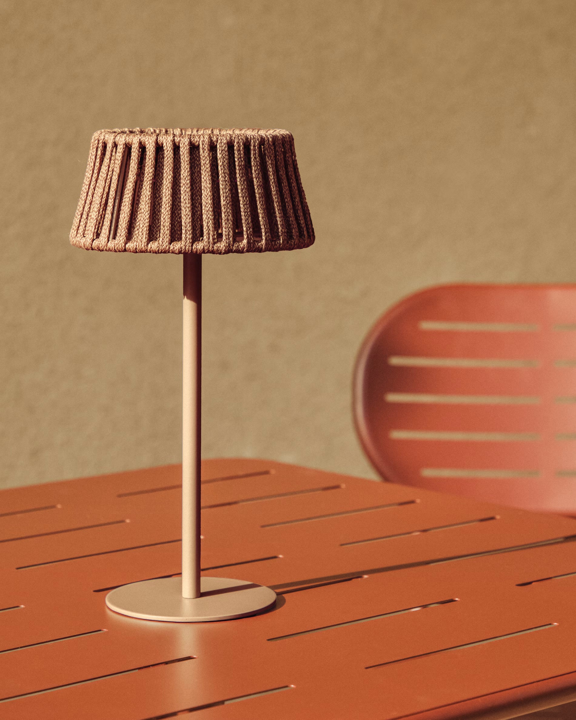 Beige Solar Garden Lamp ALDET