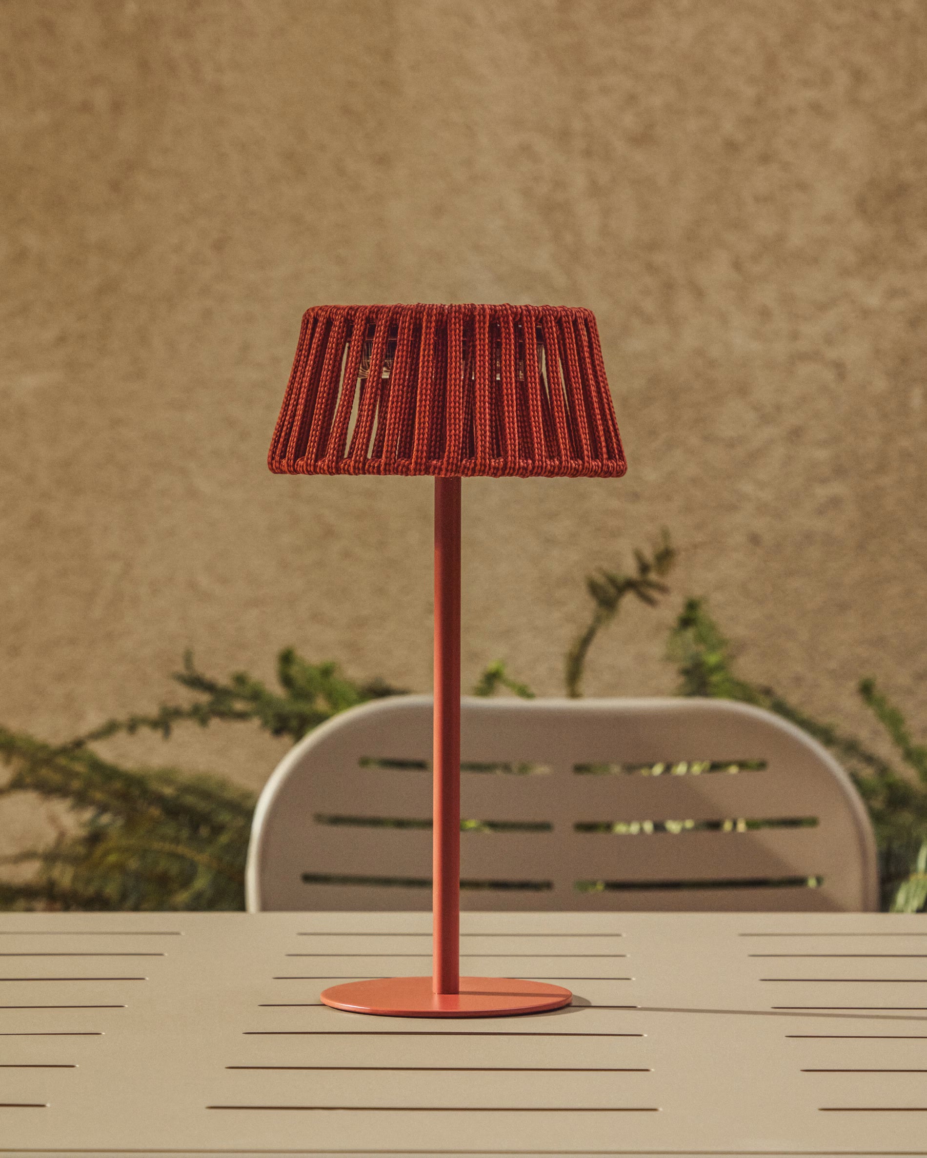 Zonne tuinlamp ALDET terracotta