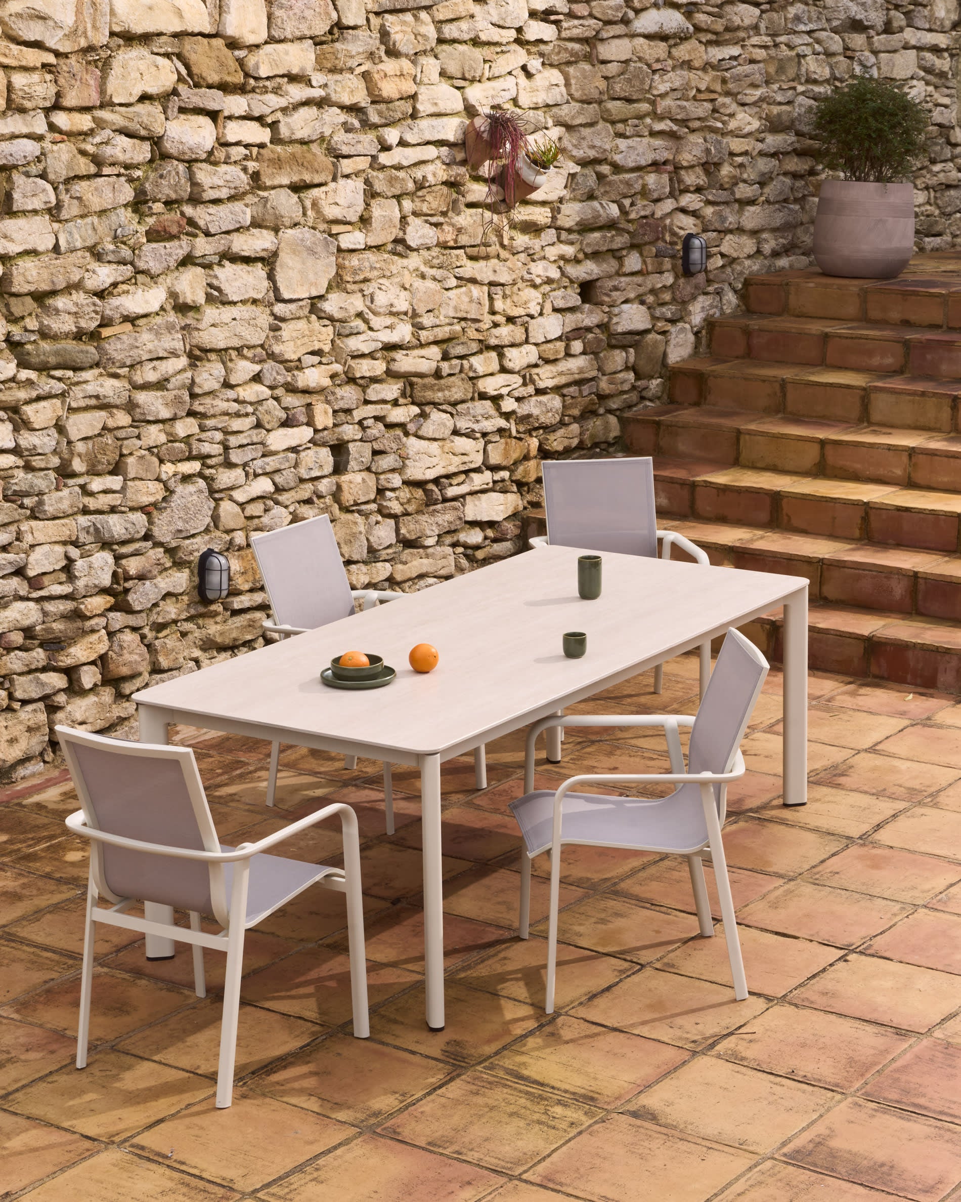 CANEA ecru garden chair