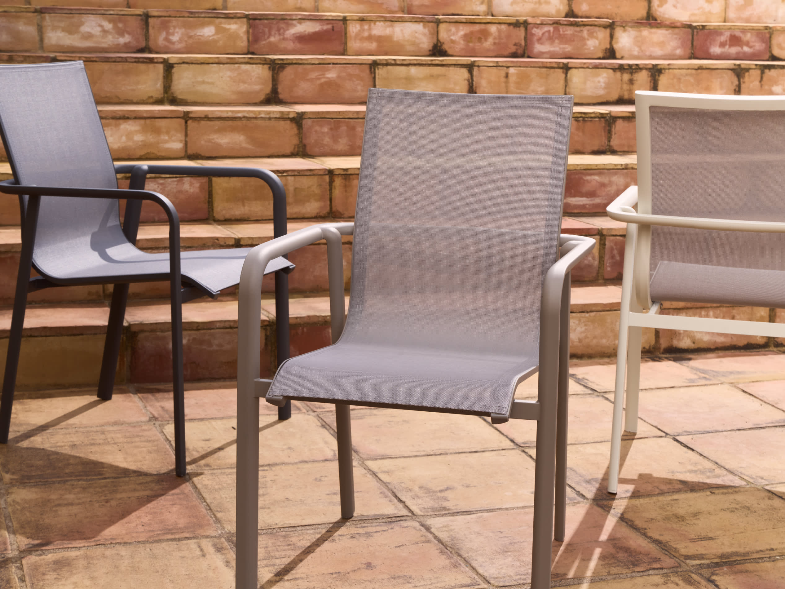 CANEA ecru garden chair