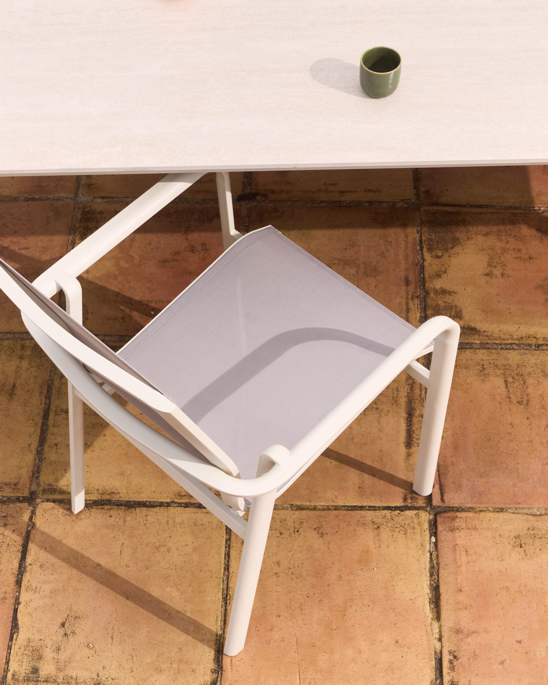 CANEA ecru garden chair