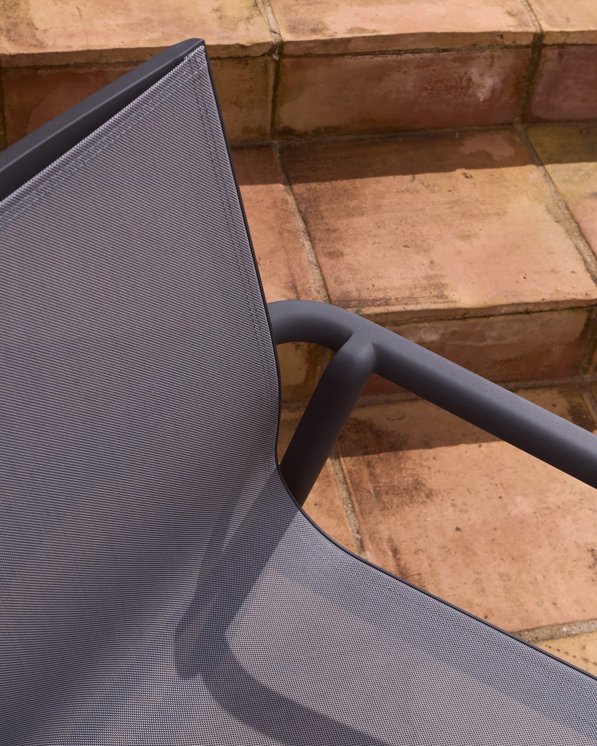 Gartenstuhl CANEA graphitfarben