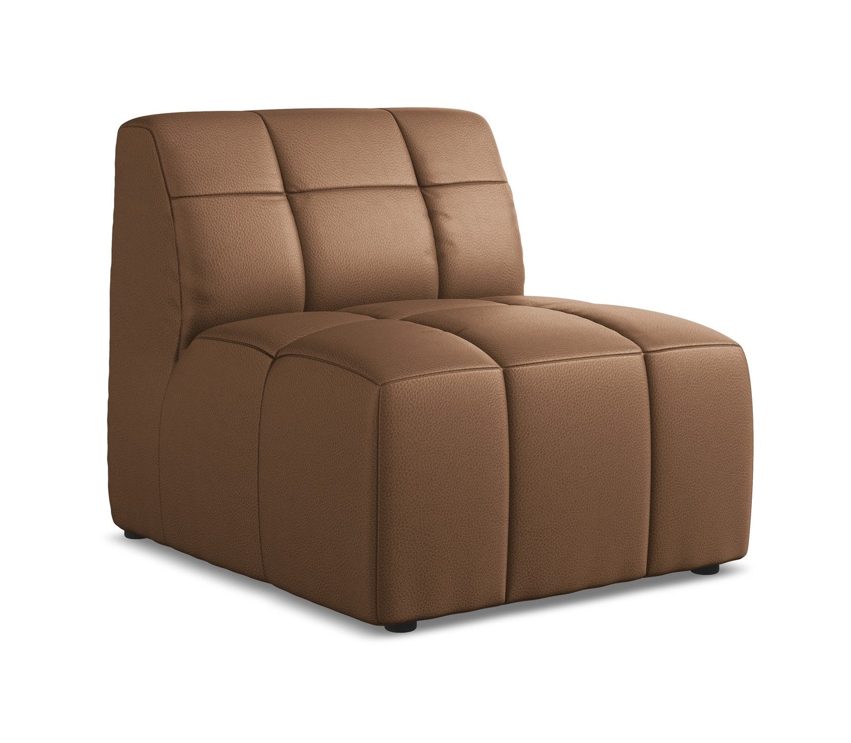 Armchair / module ALOHA chocolate eco-leather