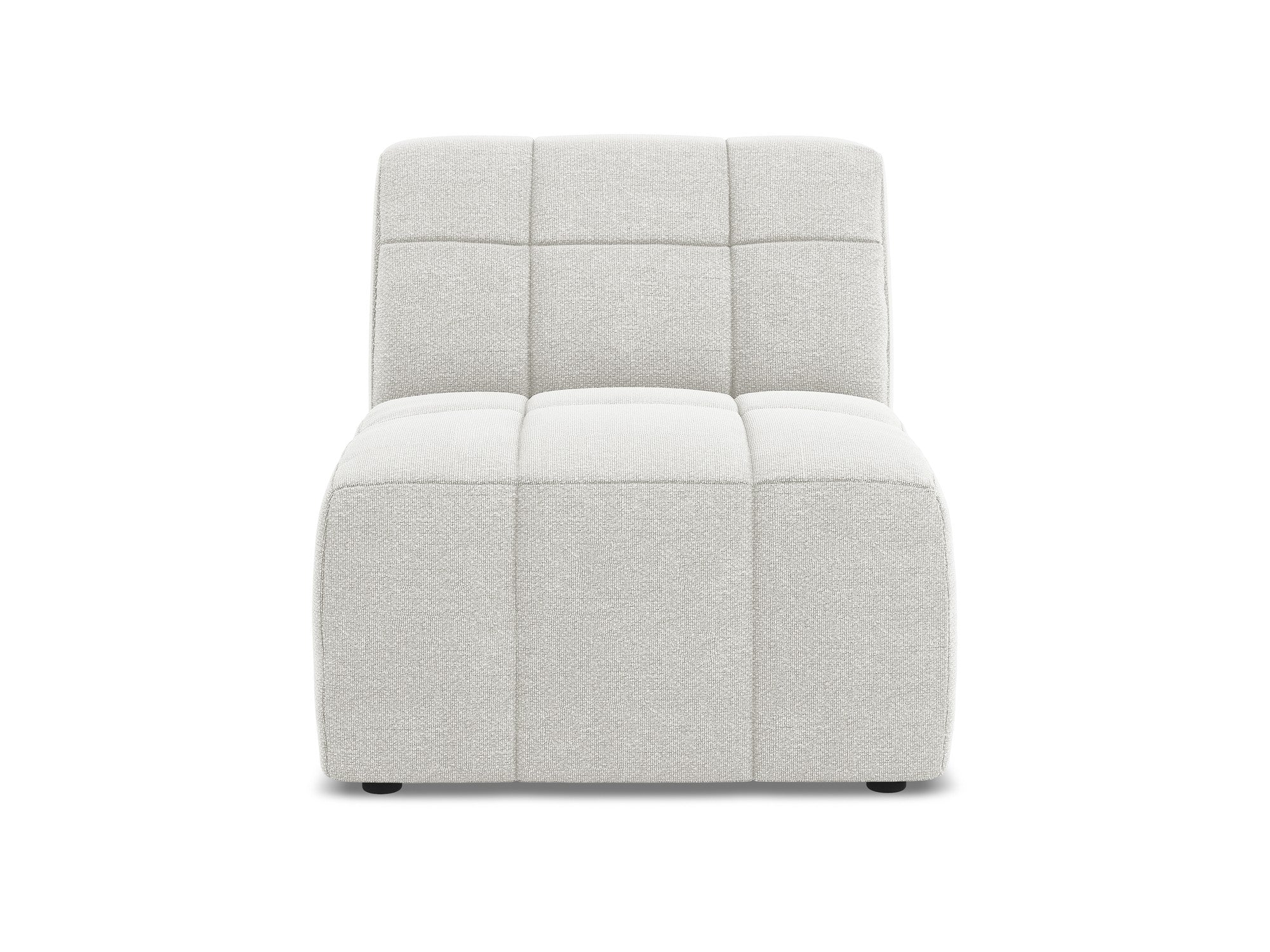 Armchair / module ALOHA white boucle