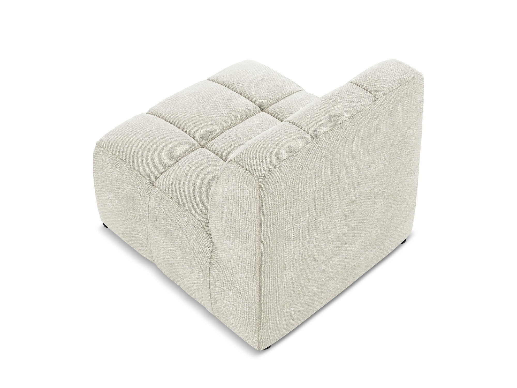 Armchair / module ALOHA sandy boucle