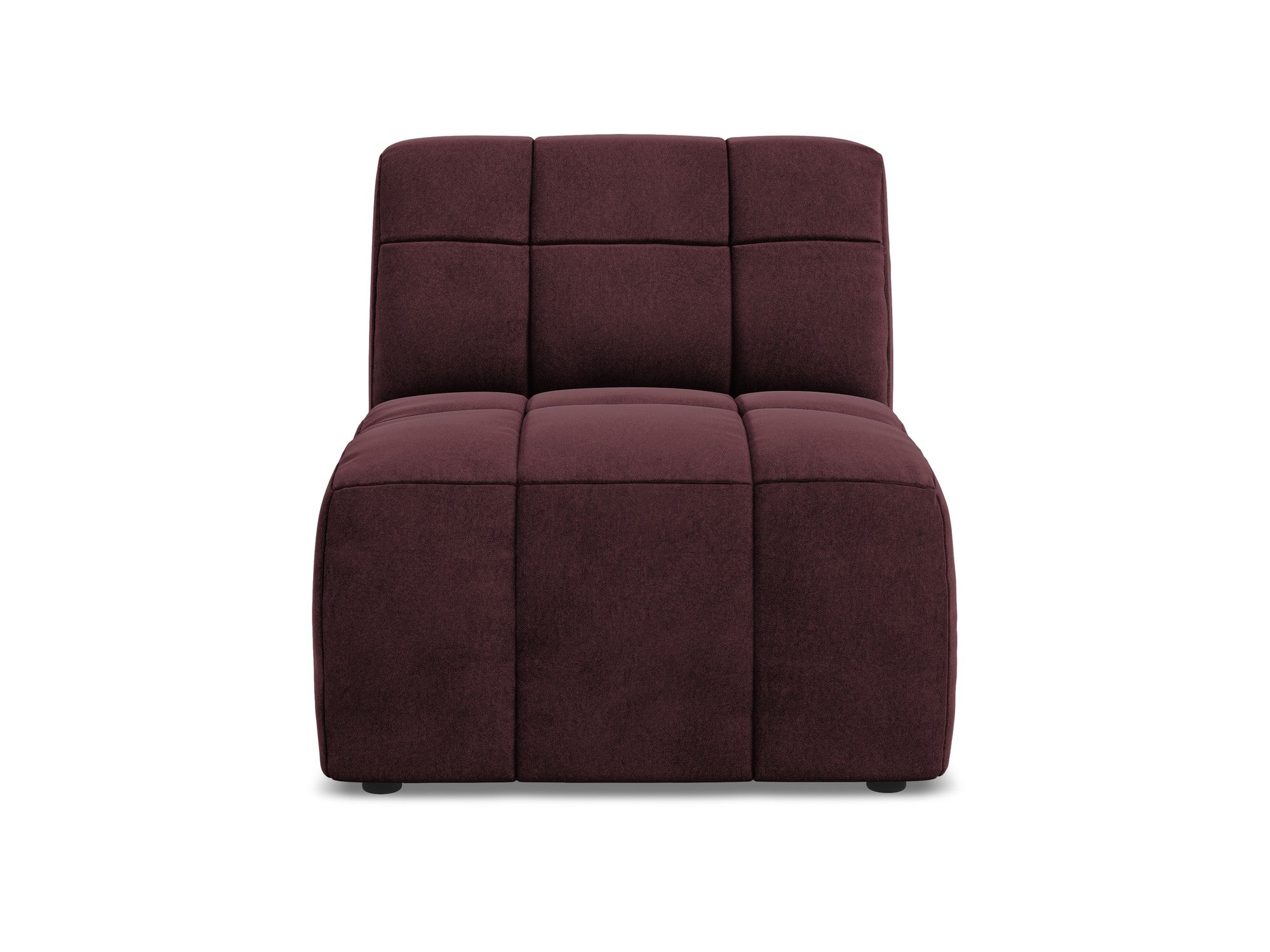 Armchair / velvet module ALOHA burgundy