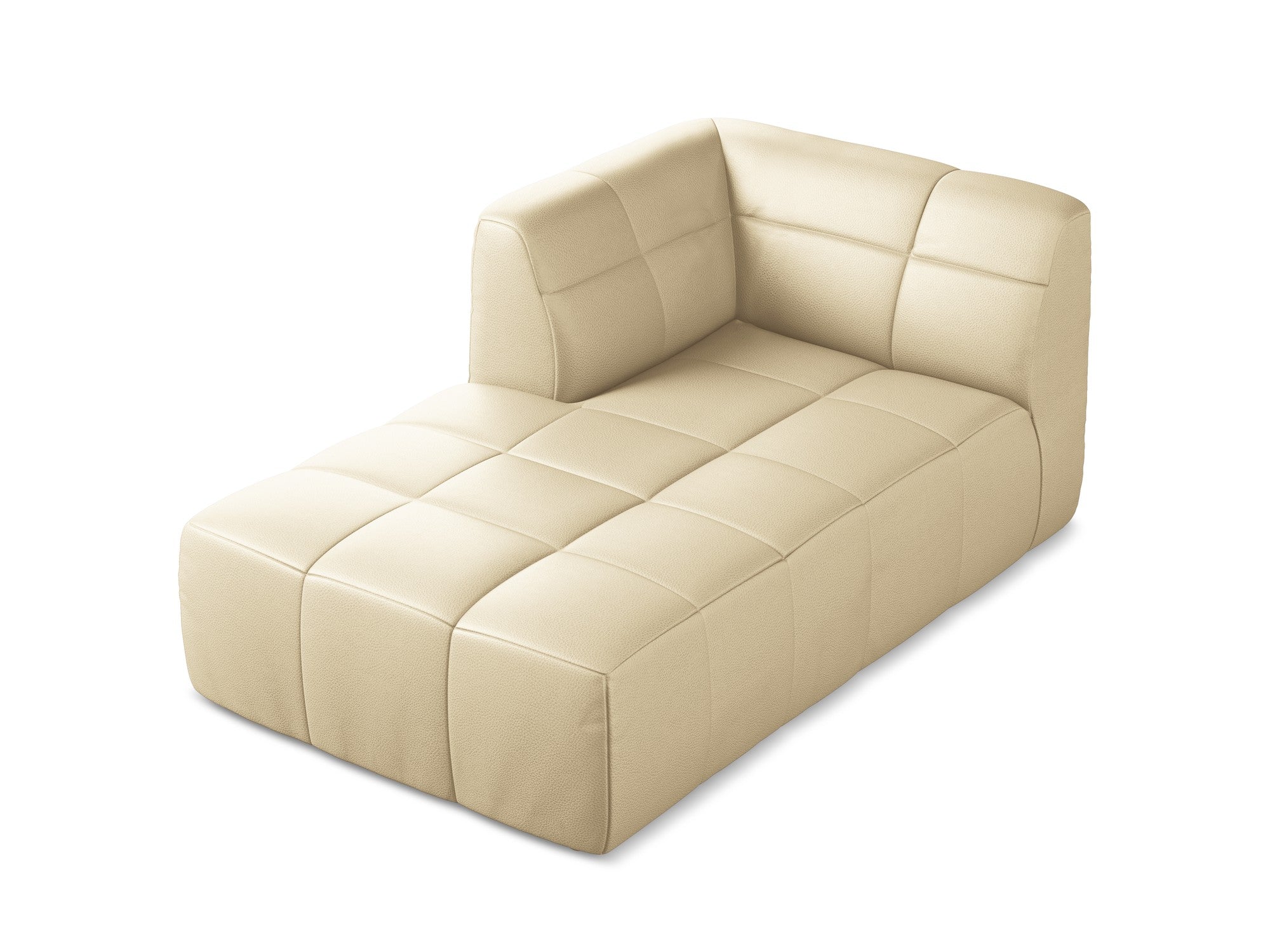 Szezlong links ALOHA beige kunstleer