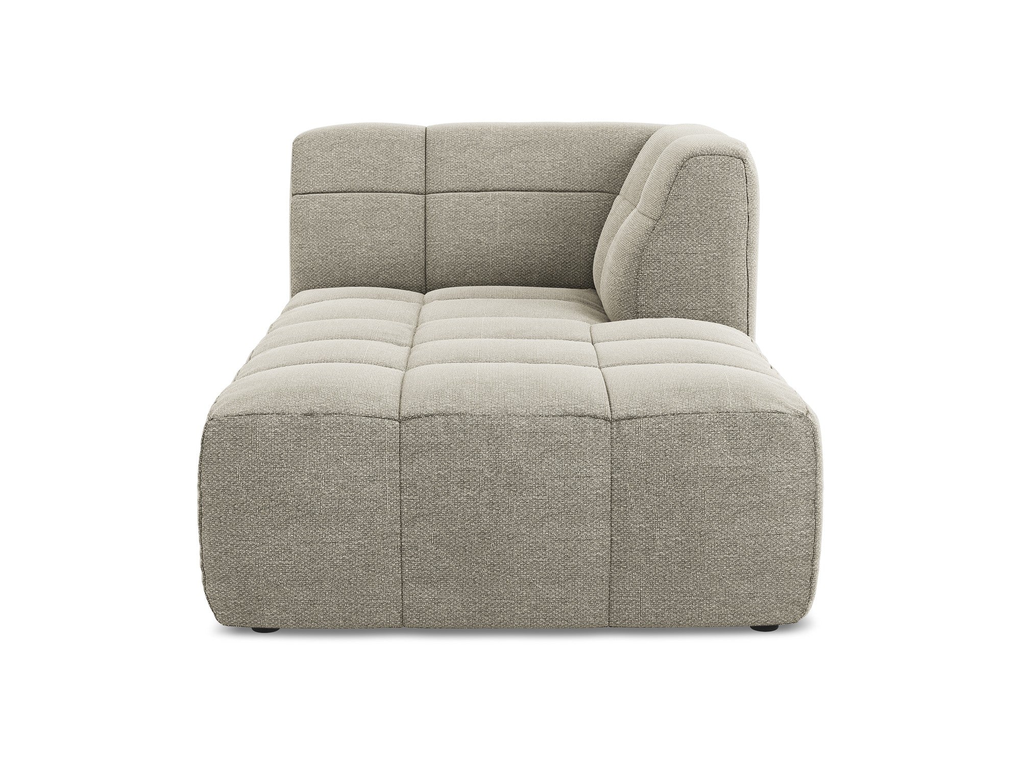 Szezlong rechts ALOHA taupe boucle